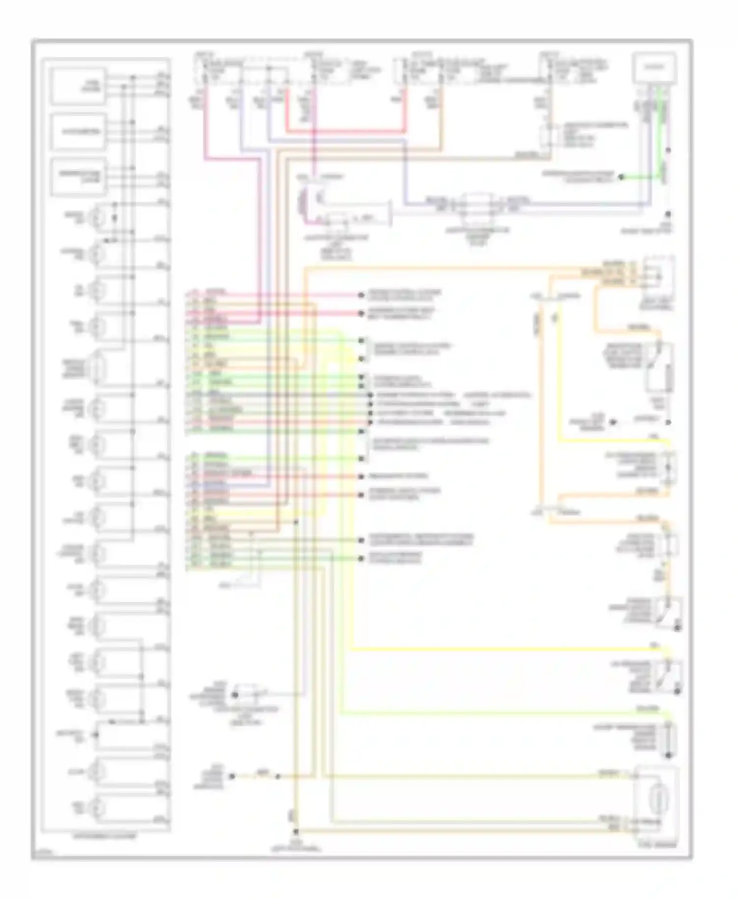 Wiring diagram vehicle speed sensor for Toyota Paseo L40 (1991-1996) (1 of 2)