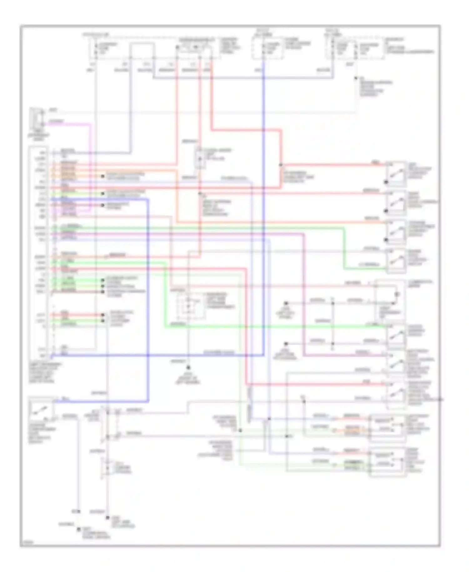 Paseo Toyota L50 (1996-1999): Anti-theft circuit