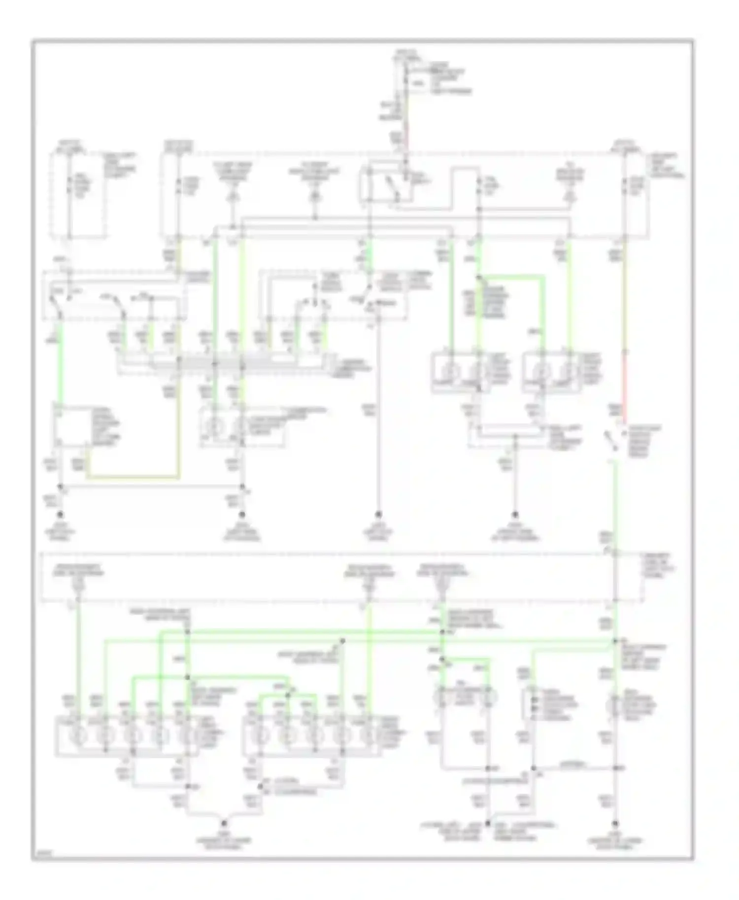 Paseo Toyota L50 (1996-1999): Exterior lamps circuit