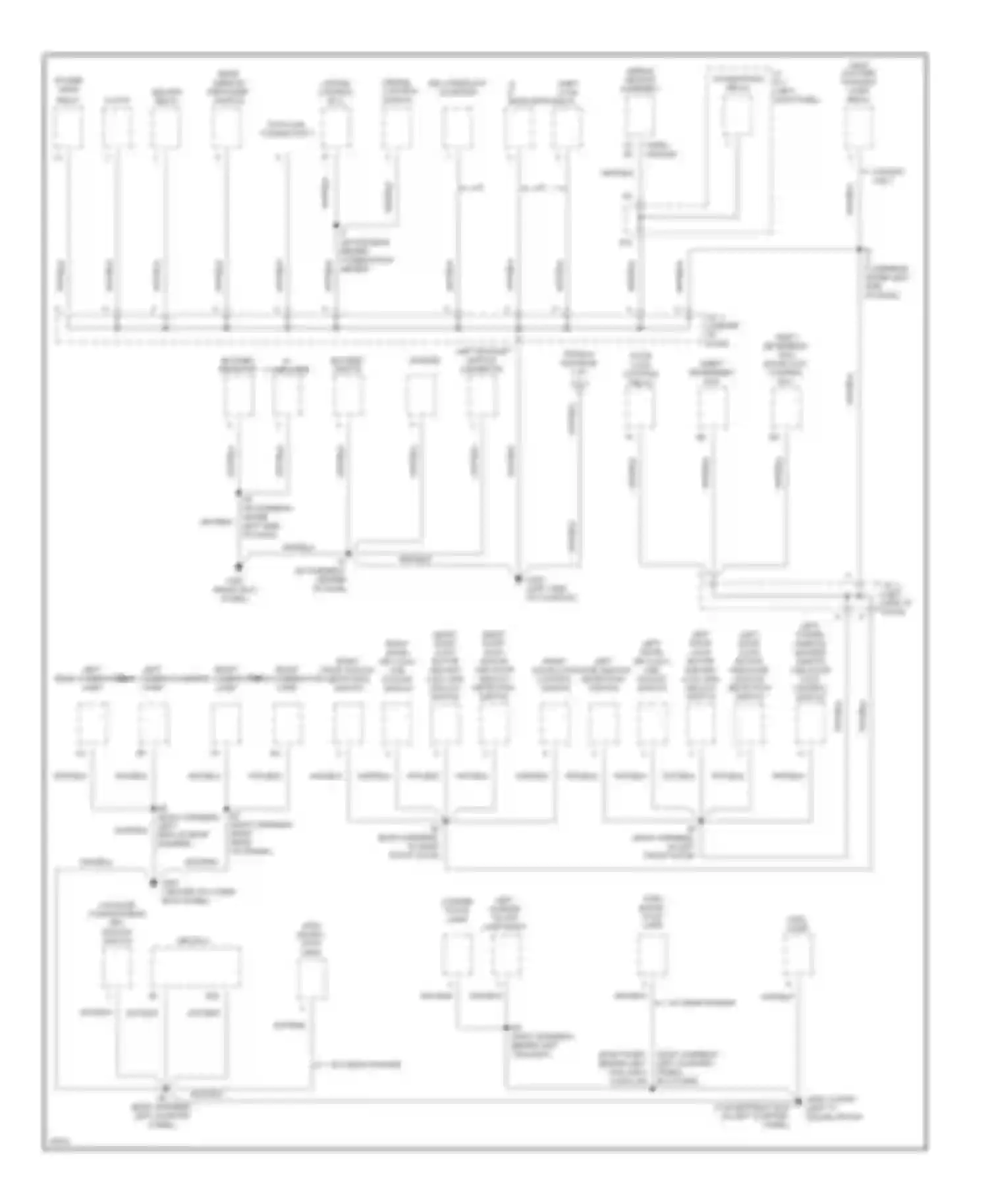 Paseo Toyota L50 (1996-1999): Ground distribution circuit (2 of 2)
