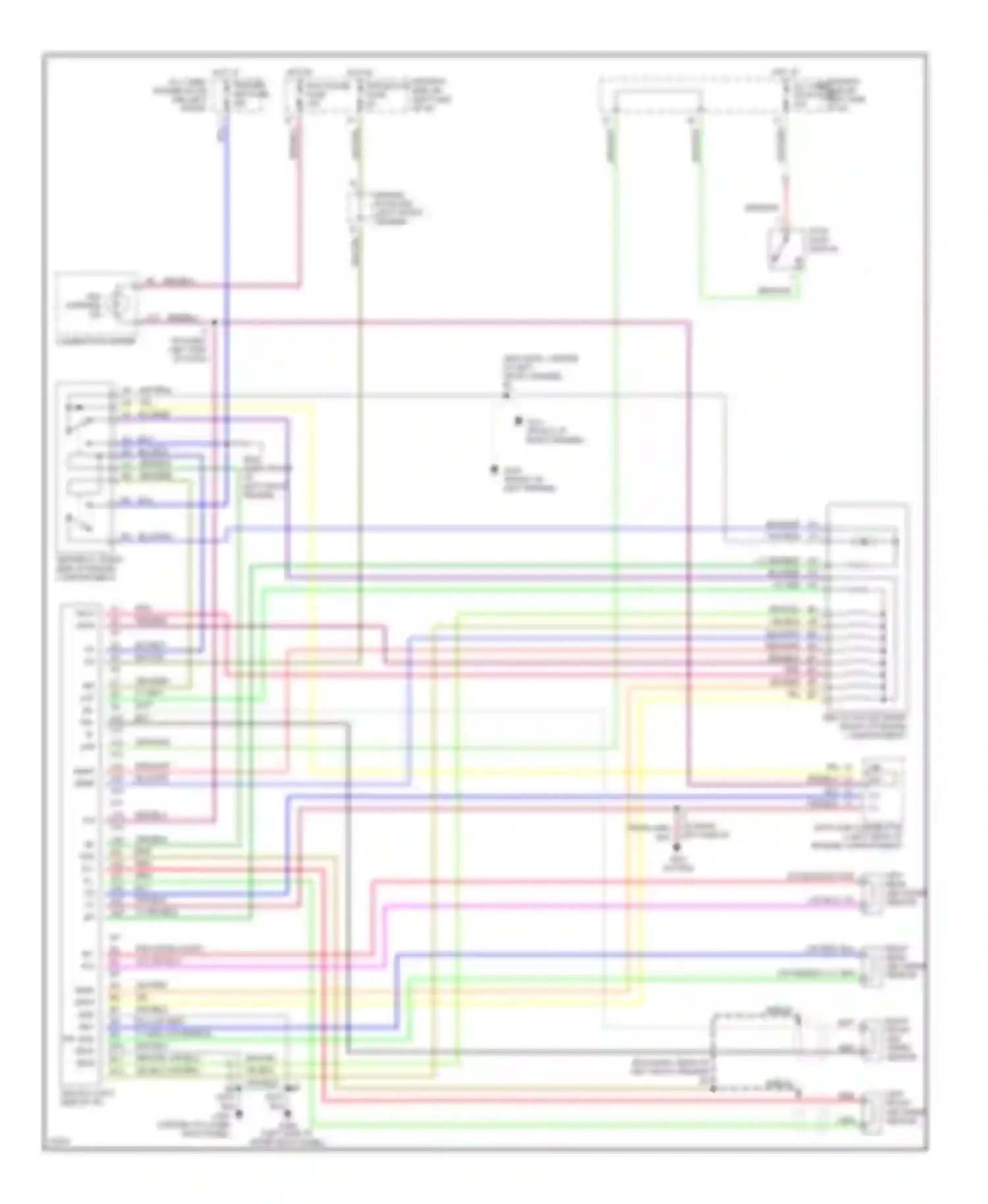 Wiring diagram right front abs speed sensor for Toyota Paseo L50 (1996-1999) (1 of 1)