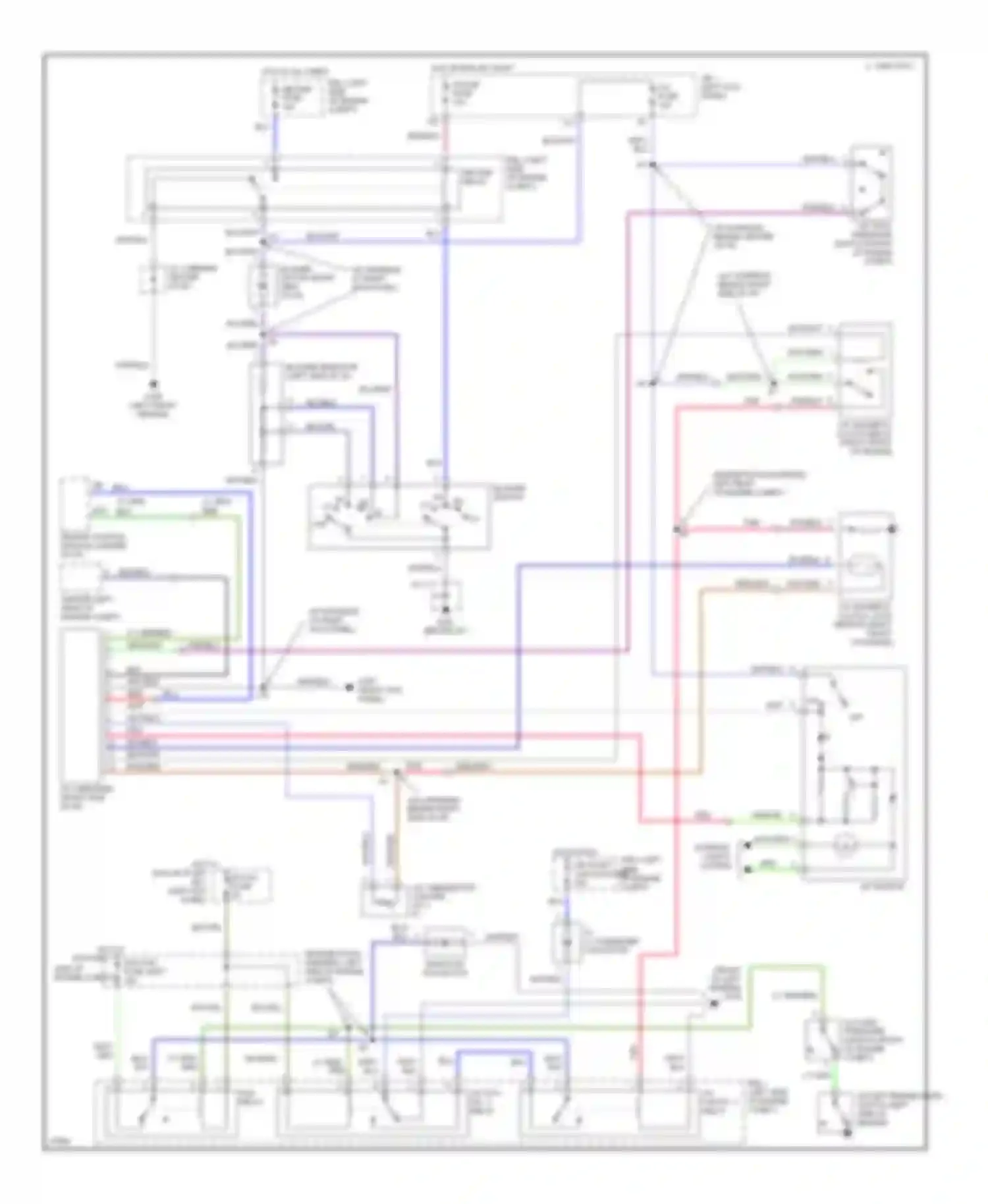 Wiring diagram (right front of engine for Toyota Paseo L50 (1996-1999) (1 of 1)