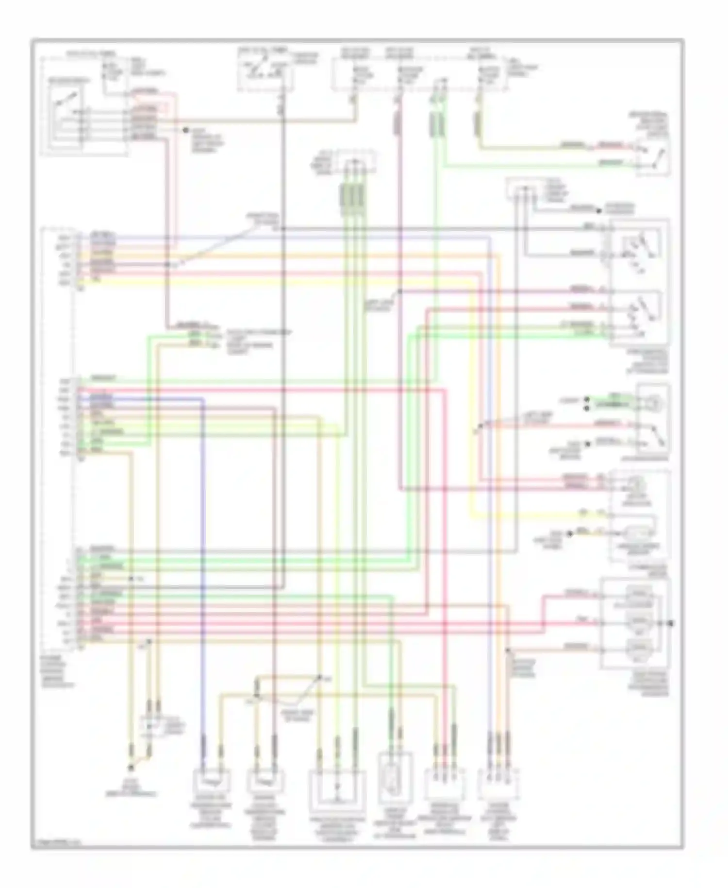 Wiring diagram vehicle speed sensor for Toyota Paseo L50 (1996-1999) (1 of 5)