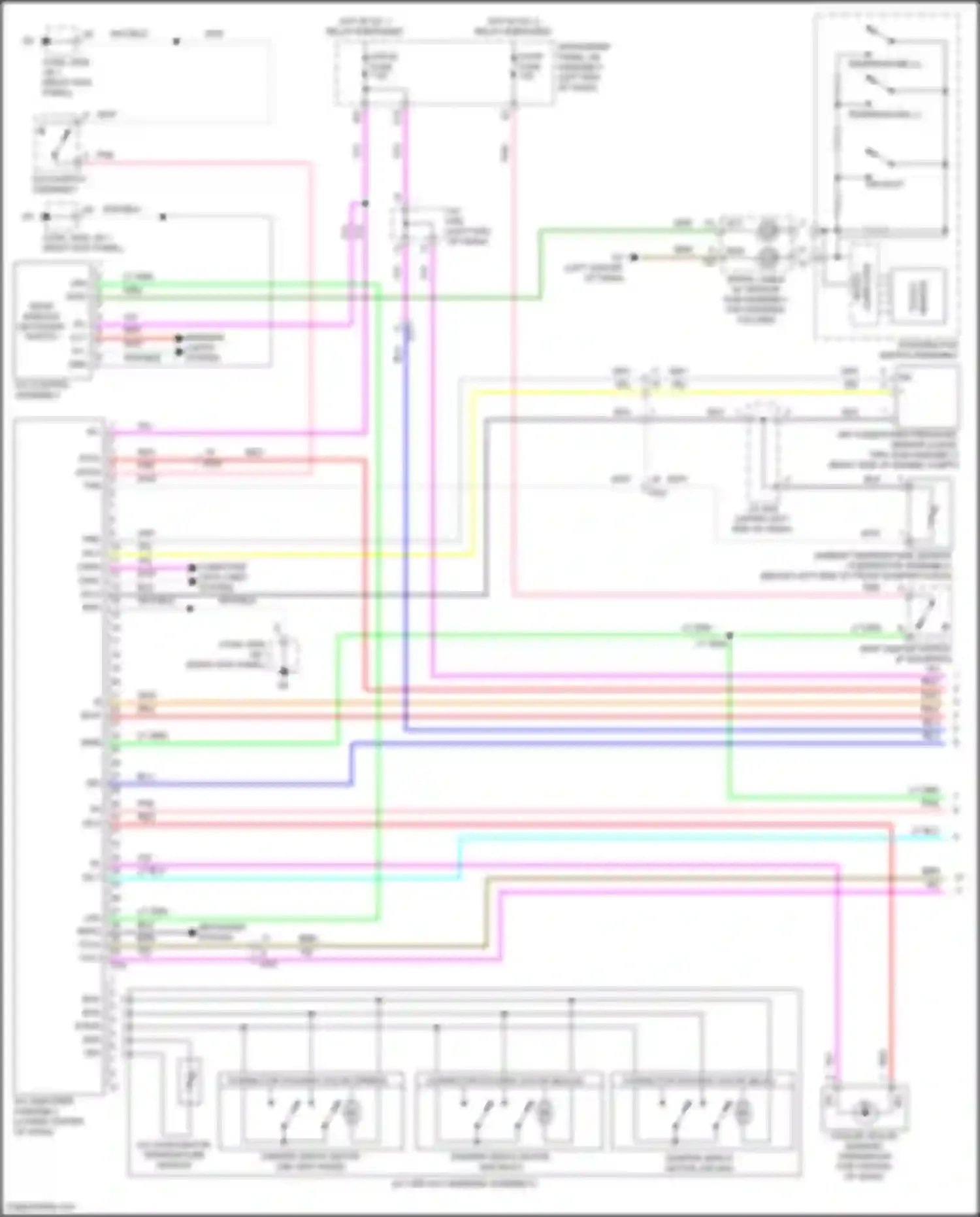 Prius C Toyota I facelift (2014-2020): Automatic a/c circuit (1 of 3)