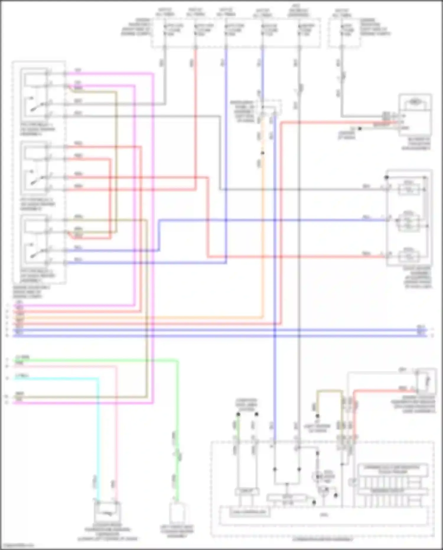 Prius C Toyota I facelift (2014-2020): Automatic a/c circuit (2 of 3)