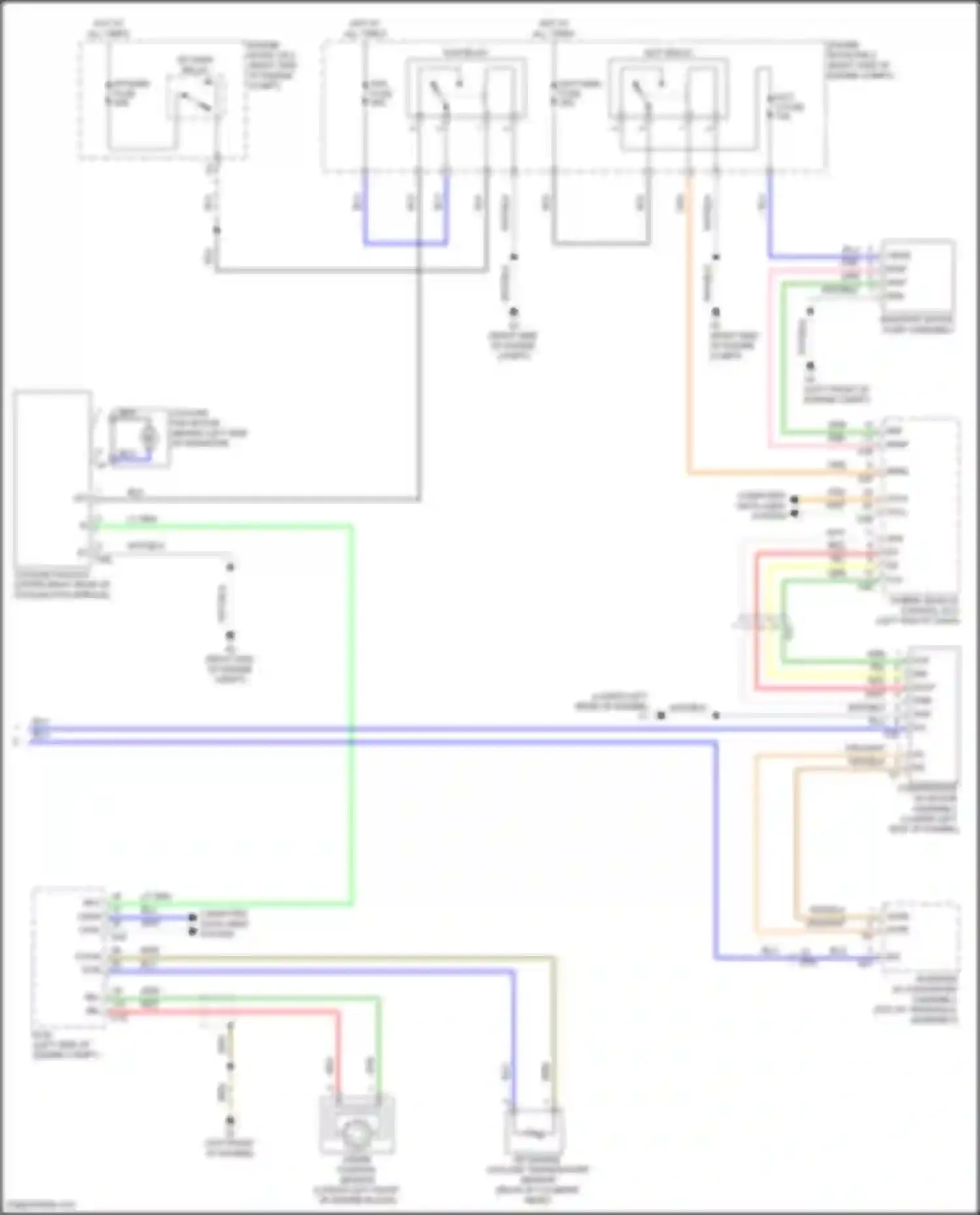 Prius C Toyota I facelift (2014-2020): Automatic a/c circuit (3 of 3)