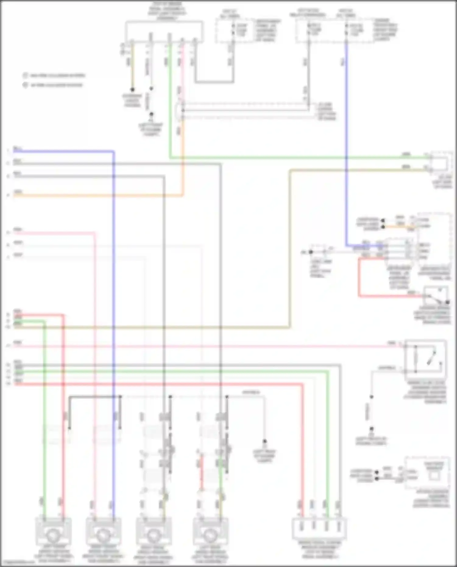 Prius C Toyota I facelift (2014-2020): Anti-lock brakes circuit (2 of 2)