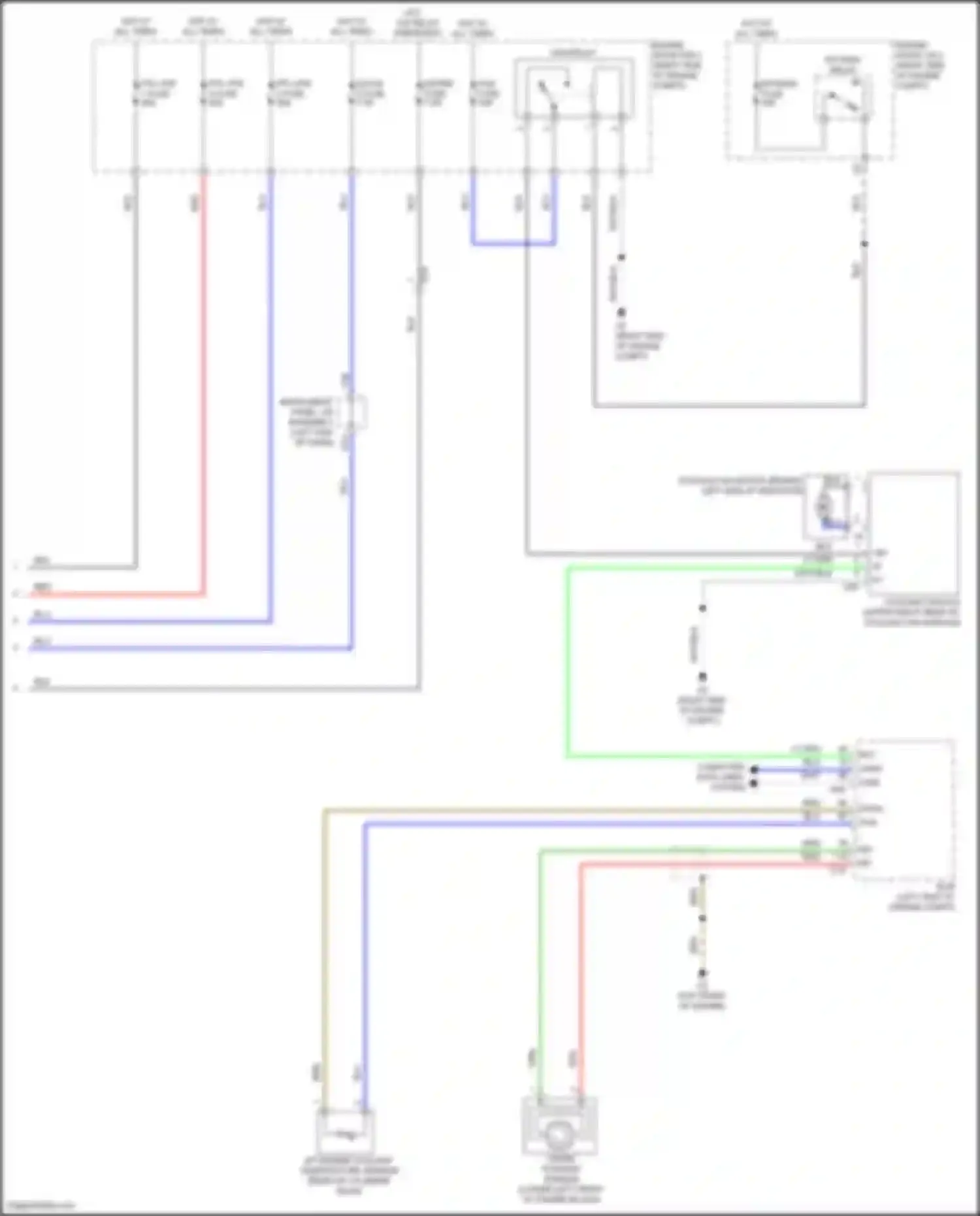 Prius C Toyota I facelift (2014-2020): Cooling fan circuit (2 of 2)