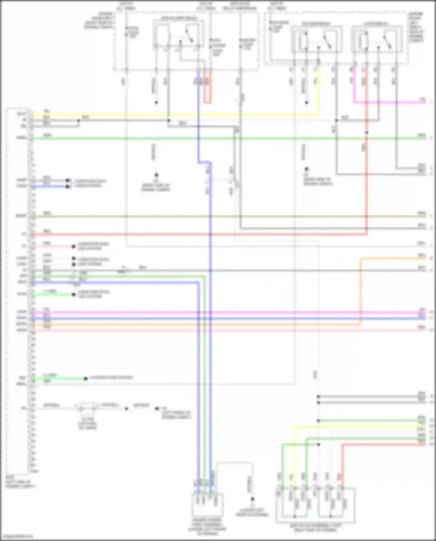 Prius C Toyota I facelift (2014-2020): Wiring diagram engine performance 1.5l hybrid, engine controls circuit (1 of 6)