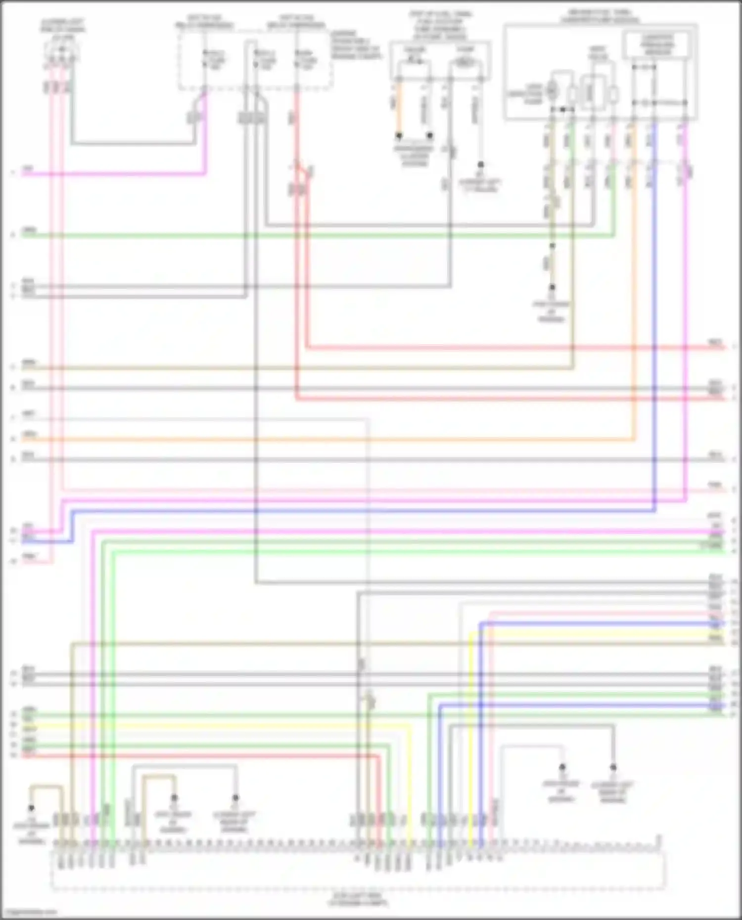 Prius C Toyota I facelift (2014-2020): Wiring diagram engine performance 1.5l hybrid, engine controls circuit (2 of 6)