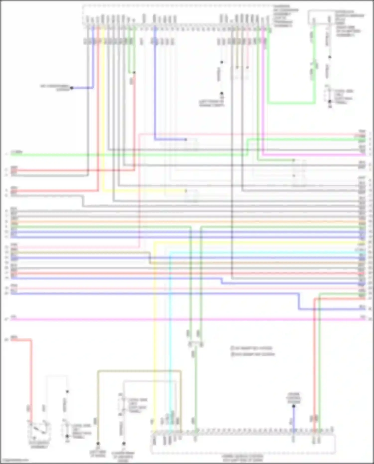 Prius C Toyota I facelift (2014-2020): Wiring diagram engine performance 1.5l hybrid, hybrid system circuit (3 of 6)
