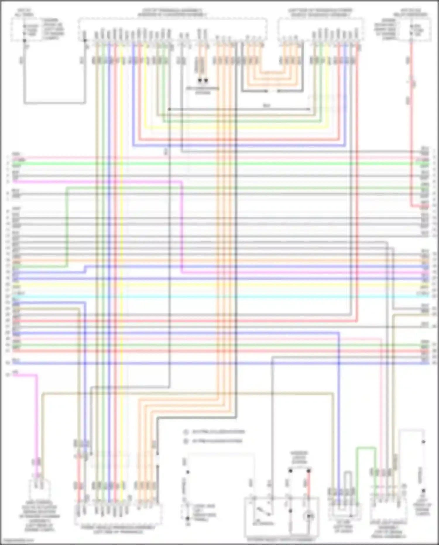 Prius C Toyota I facelift (2014-2020): Wiring diagram engine performance 1.5l hybrid, hybrid system circuit (4 of 6)