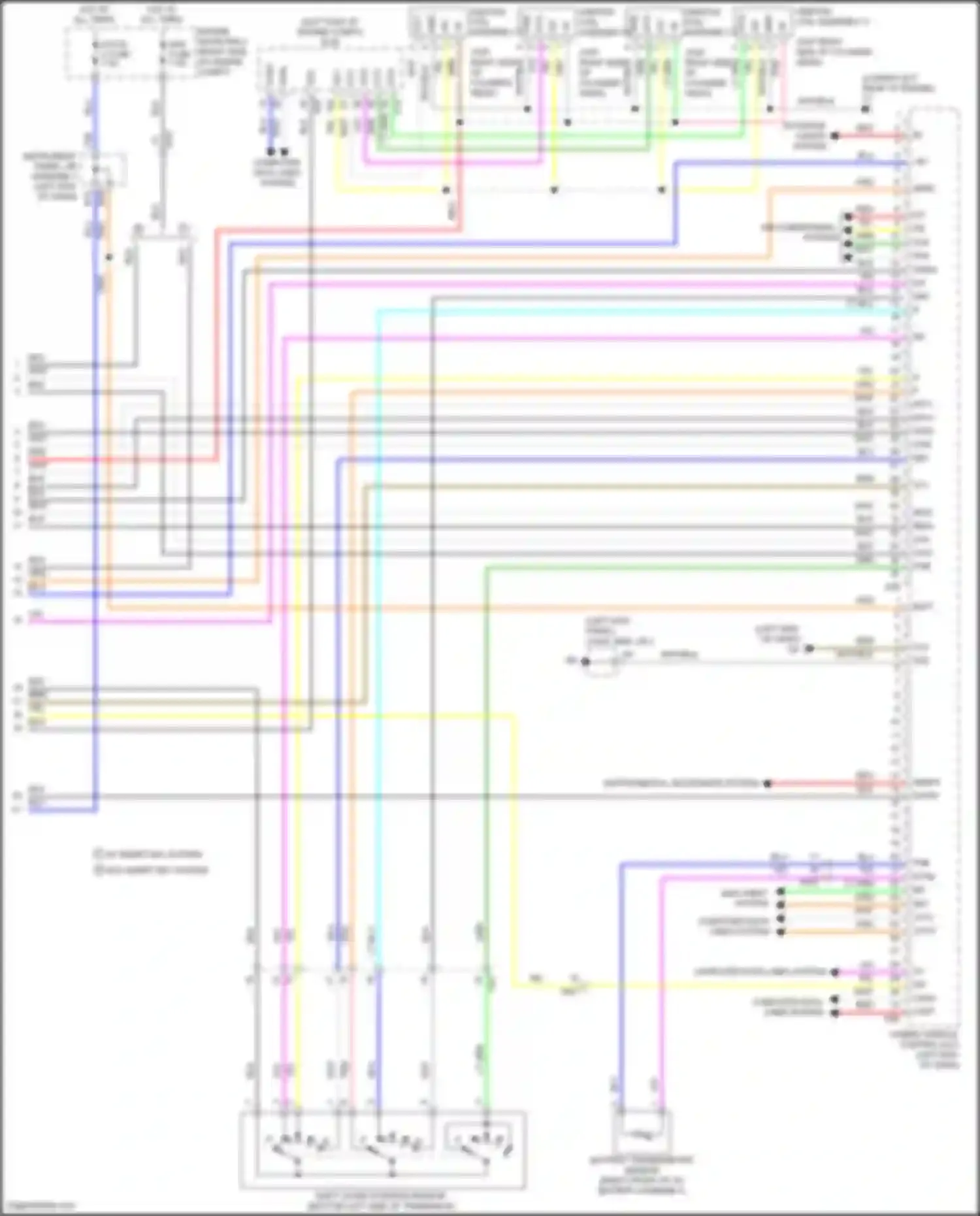 Prius C Toyota I facelift (2014-2020): Wiring diagram engine performance 1.5l hybrid, hybrid system circuit (6 of 6)