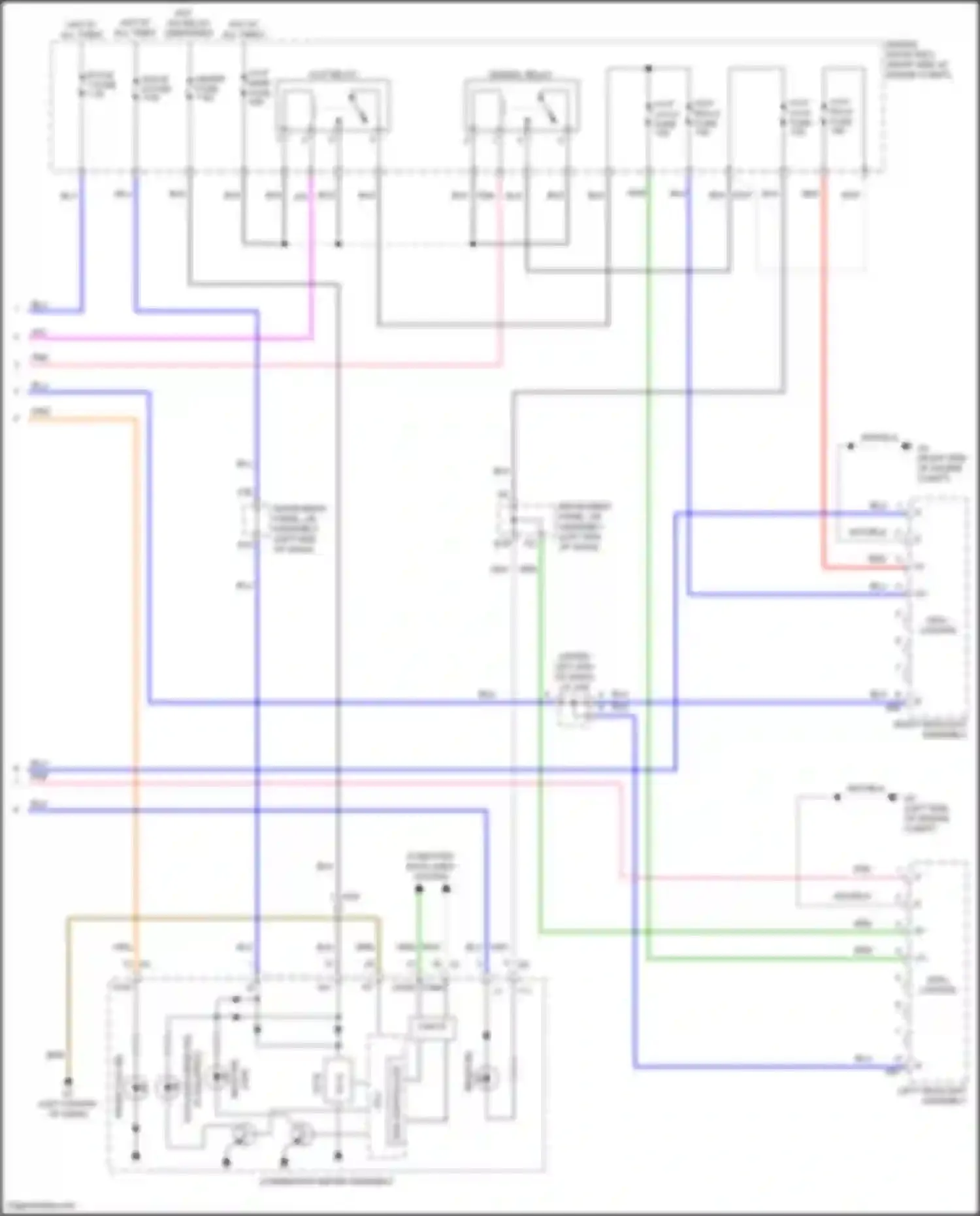 Prius C Toyota I facelift (2014-2020): Headlights circuit (2 of 2)