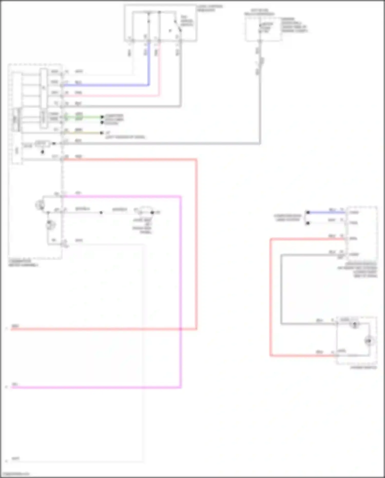 Prius C Toyota I facelift (2014-2020): Instrument illumination circuit (2 of 2)
