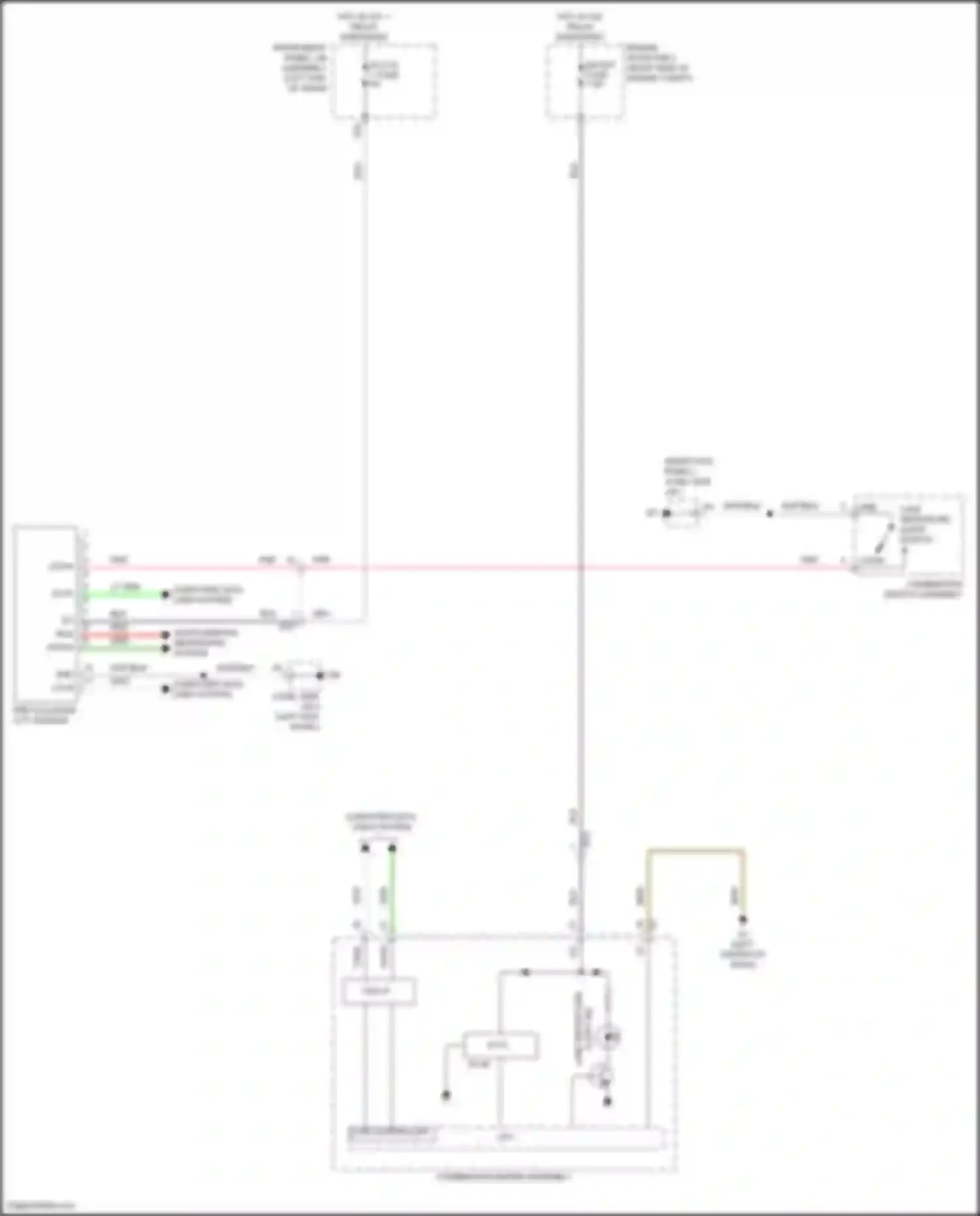 Prius C Toyota I facelift (2014-2020): Lane departure warning circuit