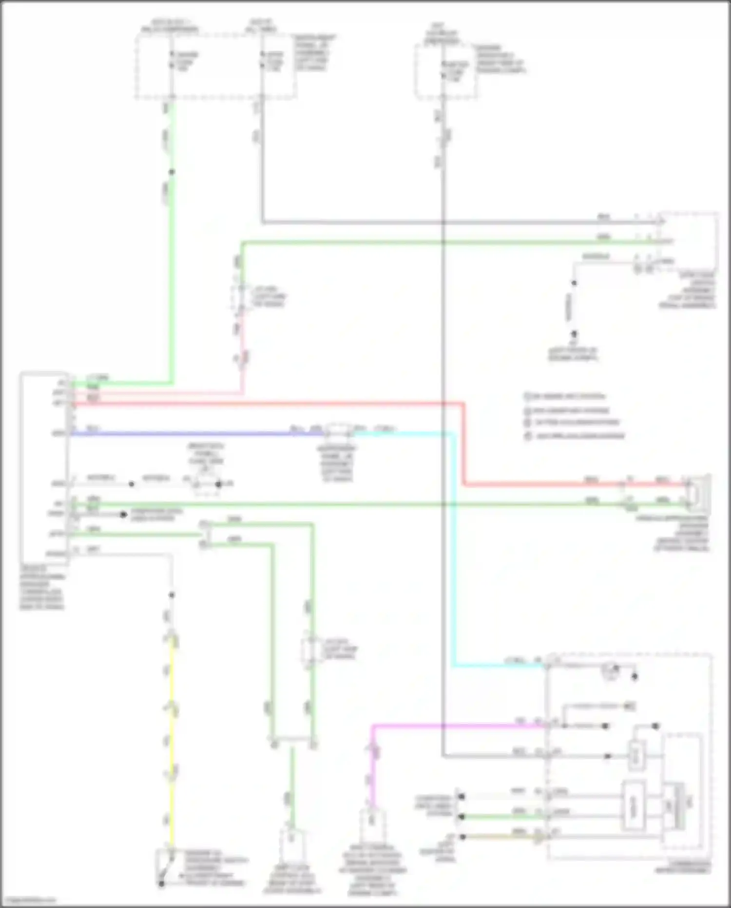 Prius C Toyota I facelift (2014-2020): Vehicle proximity notification circuit