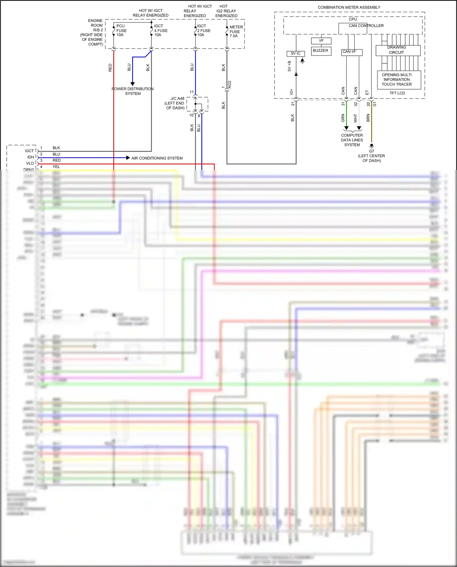Toyota Prius C I facelift (2014-2020) computer data lines system wiring diagram  (30 of 56)