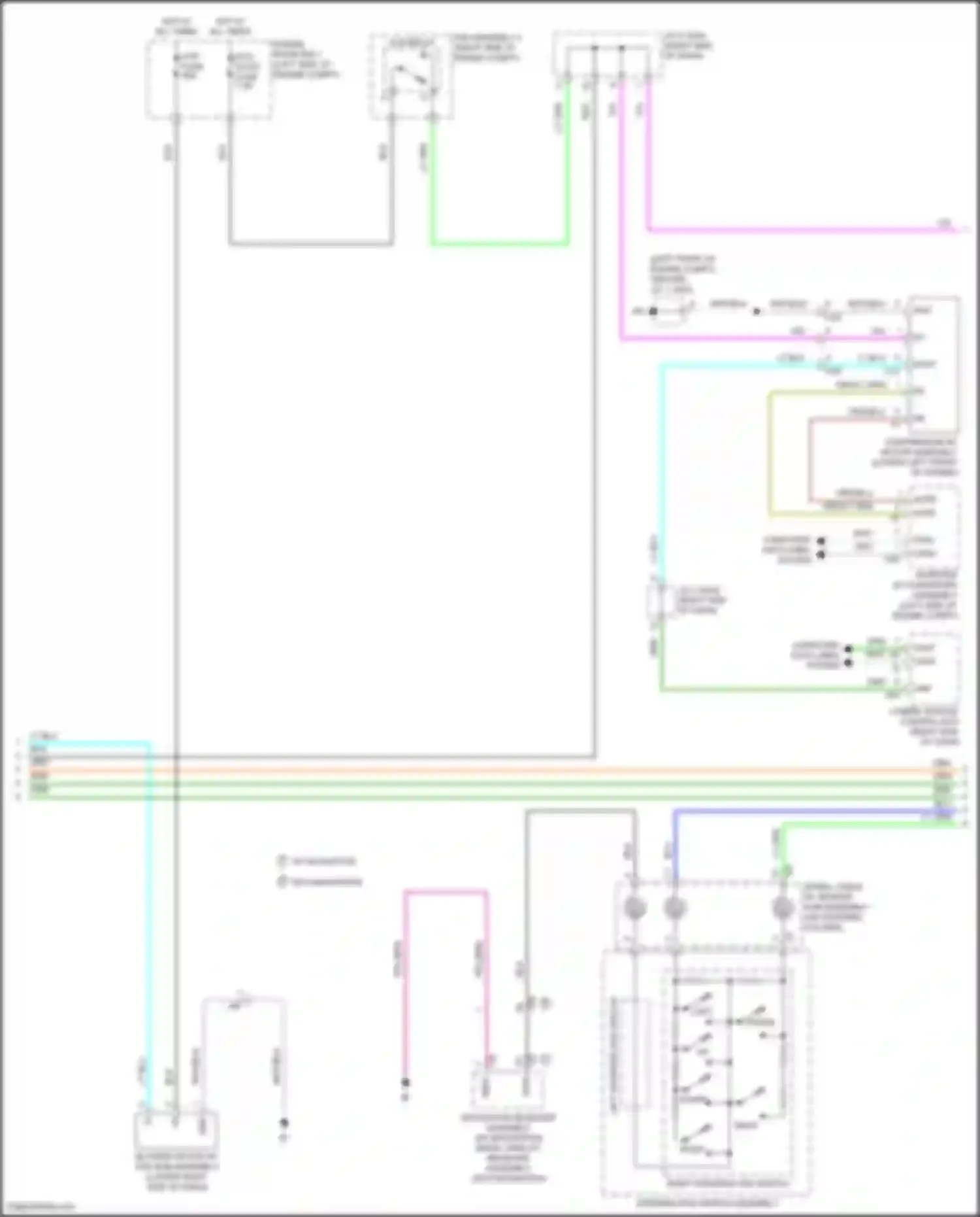 Prius PHV Toyota IV (2017-2024): Automatic a/c circuit (2 of 4)