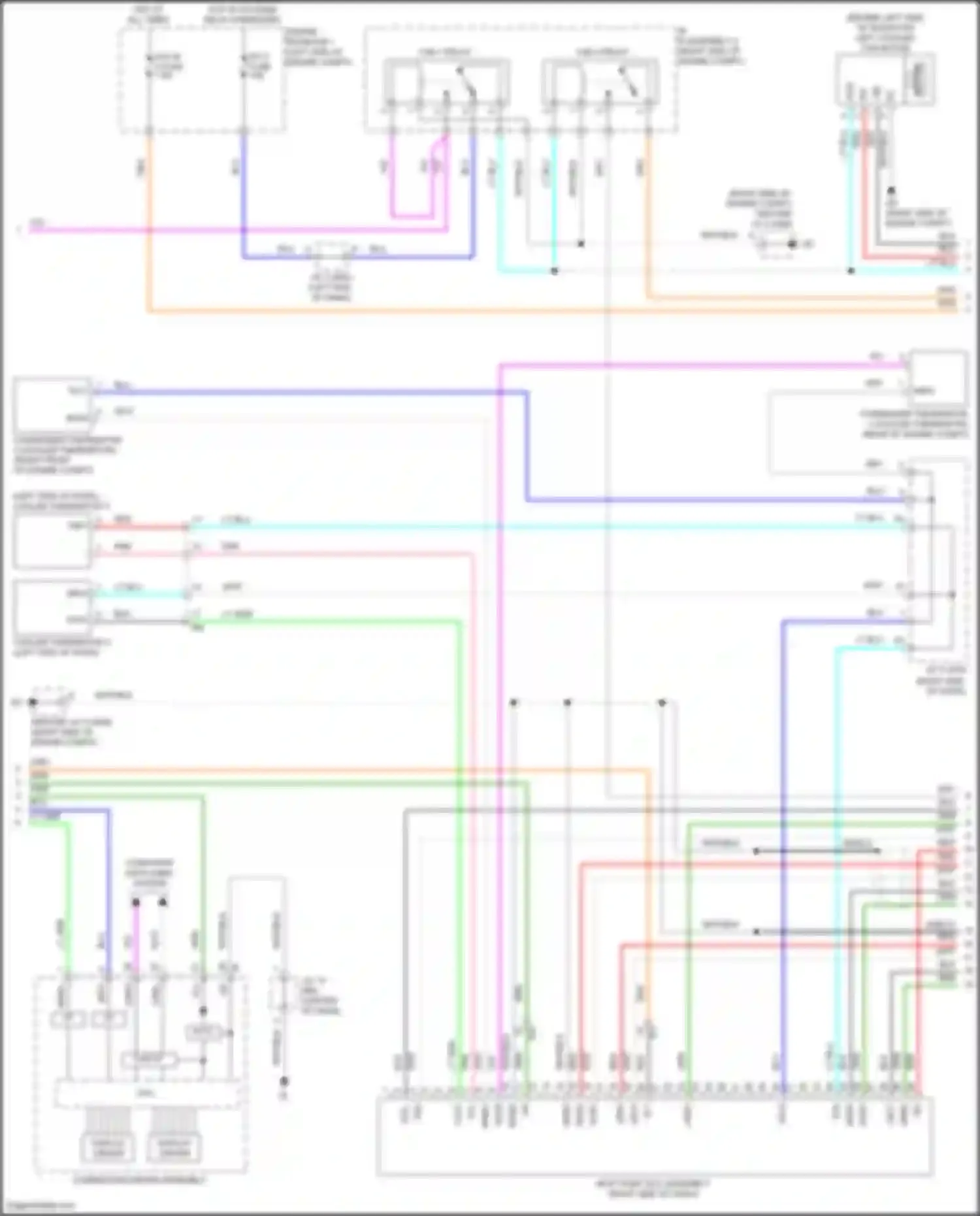 Prius PHV Toyota IV (2017-2024): Automatic a/c circuit (3 of 4)