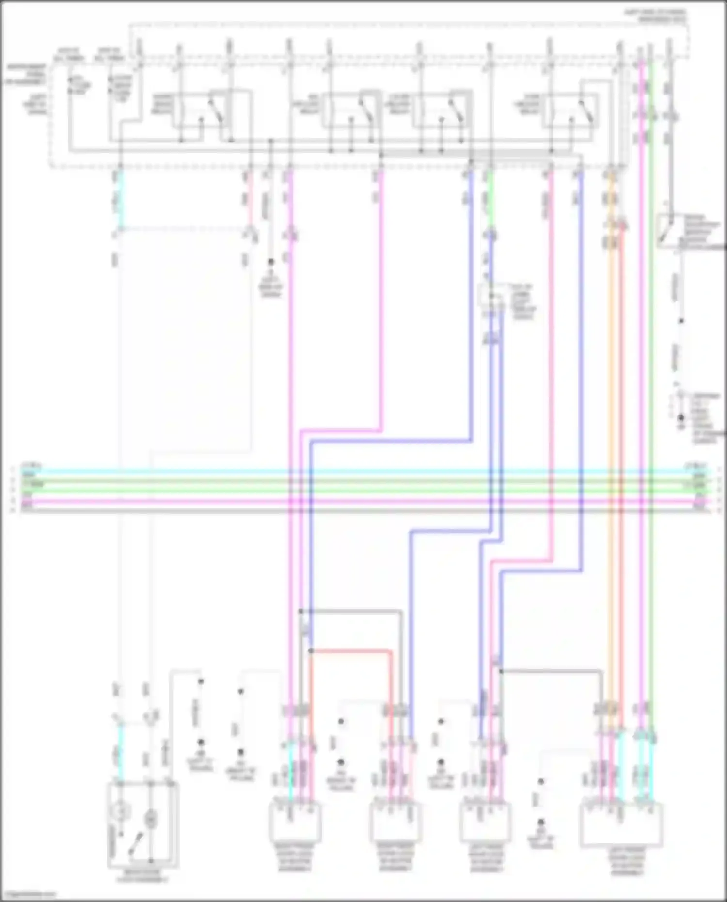 Prius PHV Toyota IV (2017-2024): Forced entry circuit (2 of 4)