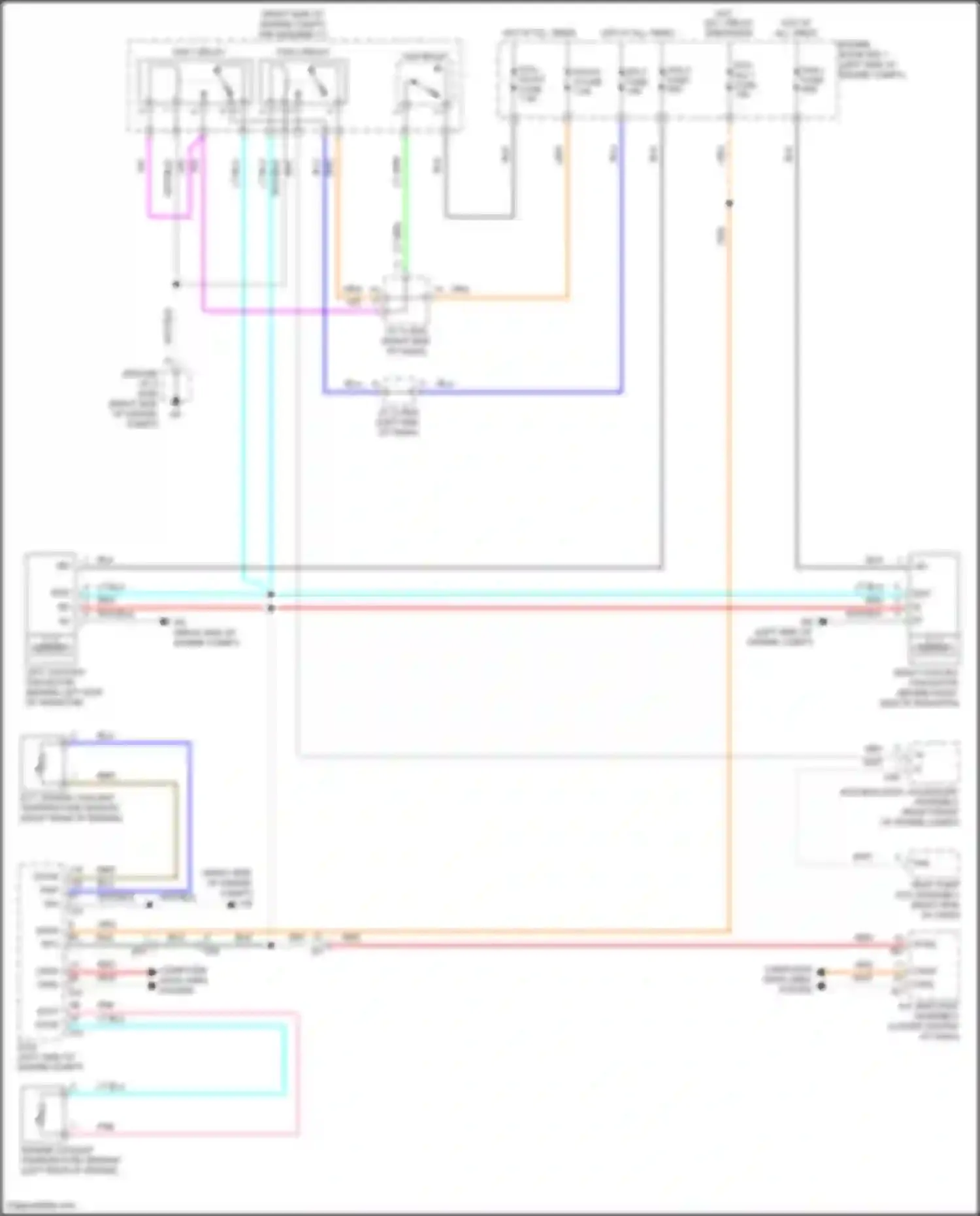 Prius PHV Toyota IV (2017-2024): Cooling fan circuit