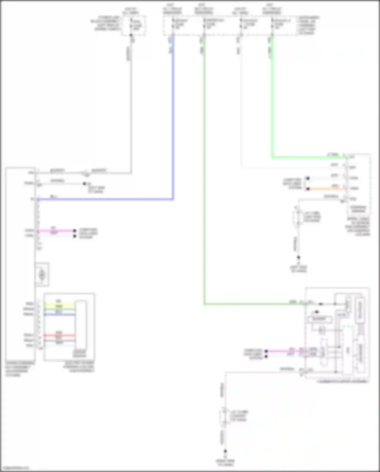 Prius PHV Toyota IV (2017-2024): Electronic power steering circuit