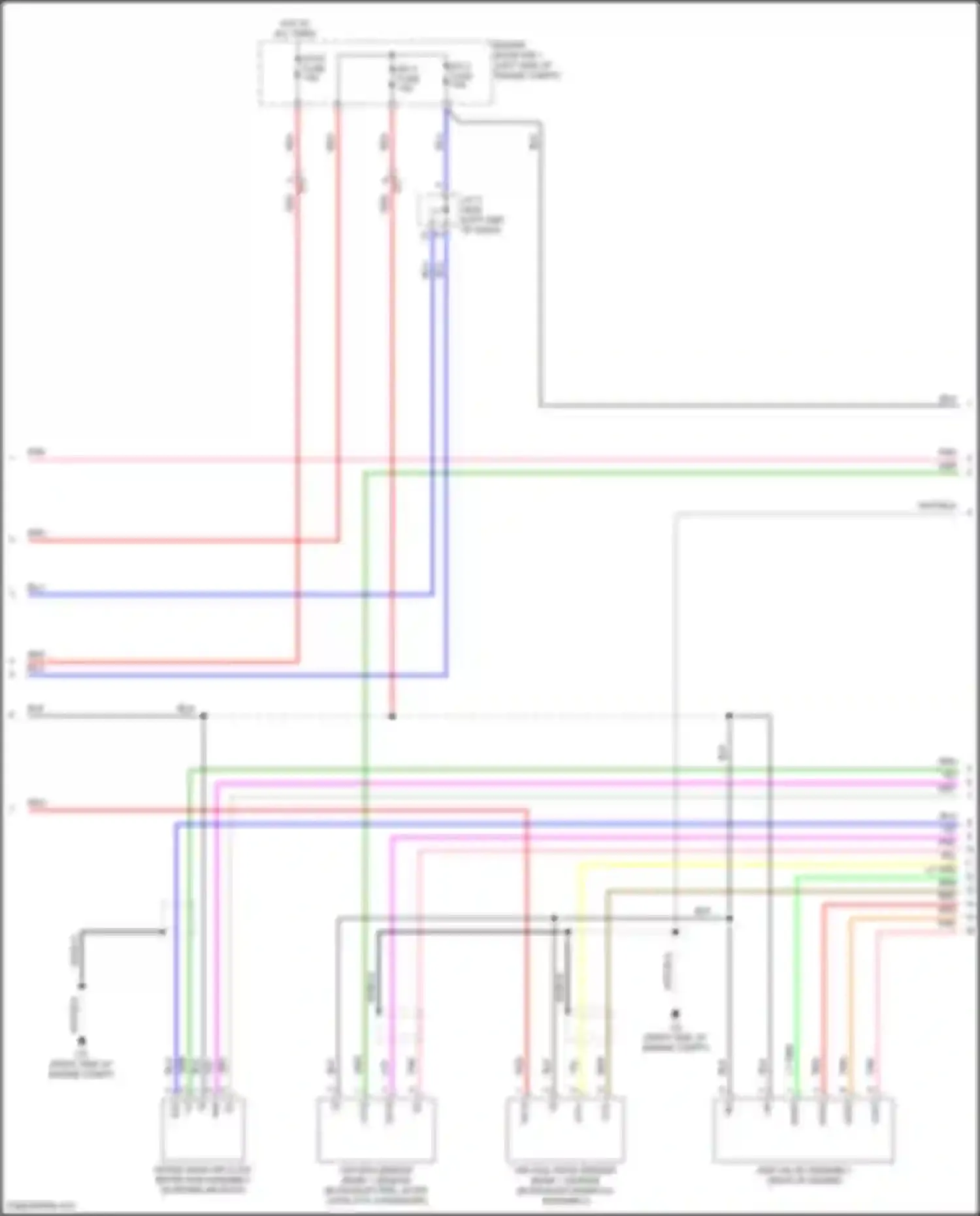 Prius PHV Toyota IV (2017-2024): Wiring diagram engine performance 1.8l hybrid, engine controls circuit (3 of 6)