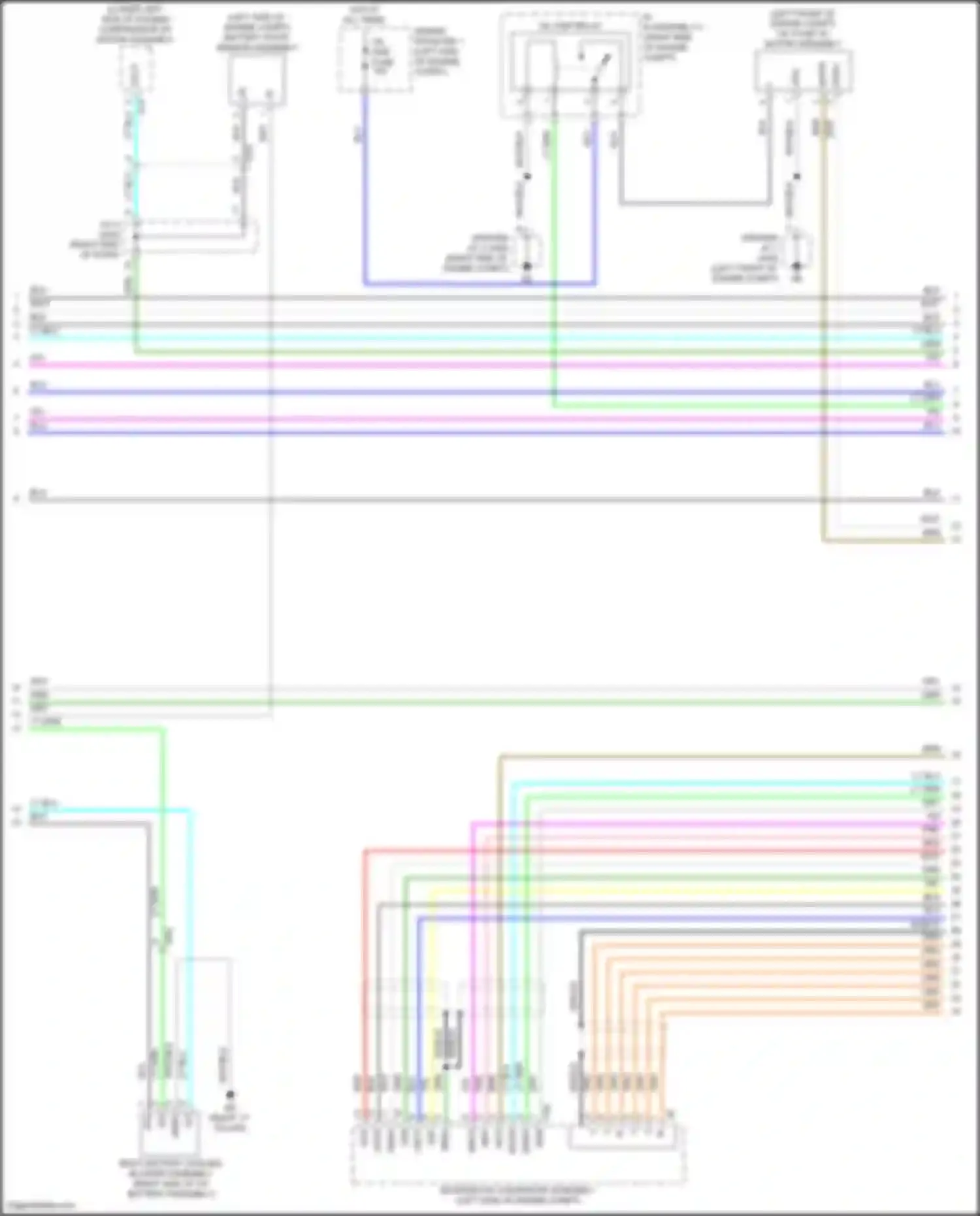 Prius PHV Toyota IV (2017-2024): Wiring diagram engine performance 1.8l hybrid, hybrid system circuit (10 of 11)