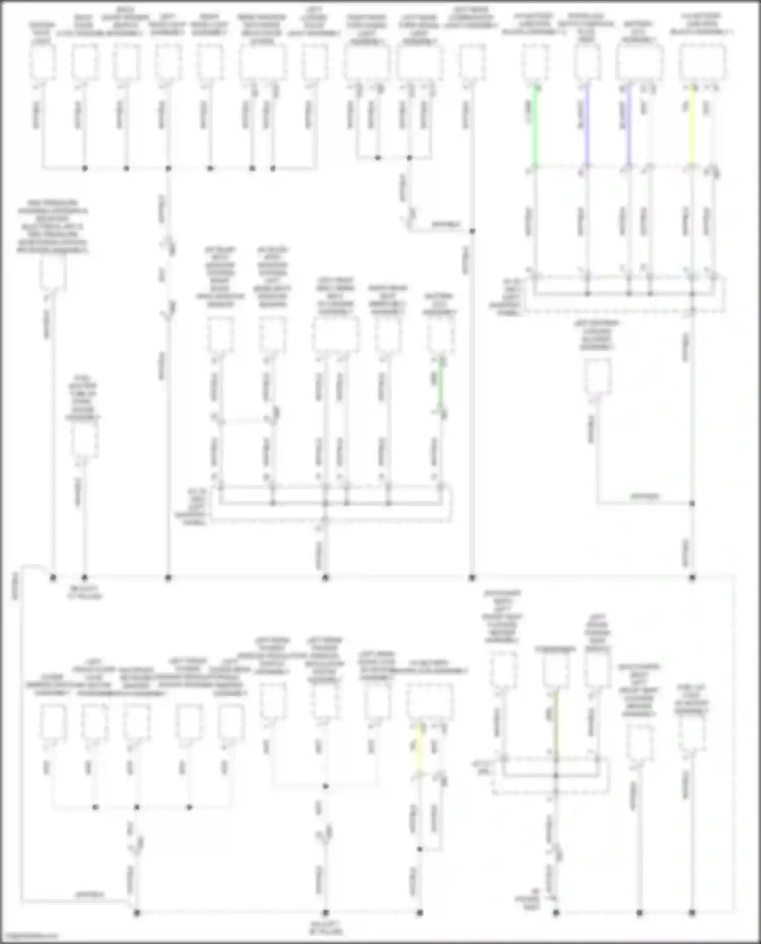 Prius PHV Toyota IV (2017-2024): Ground distribution circuit (5 of 5)