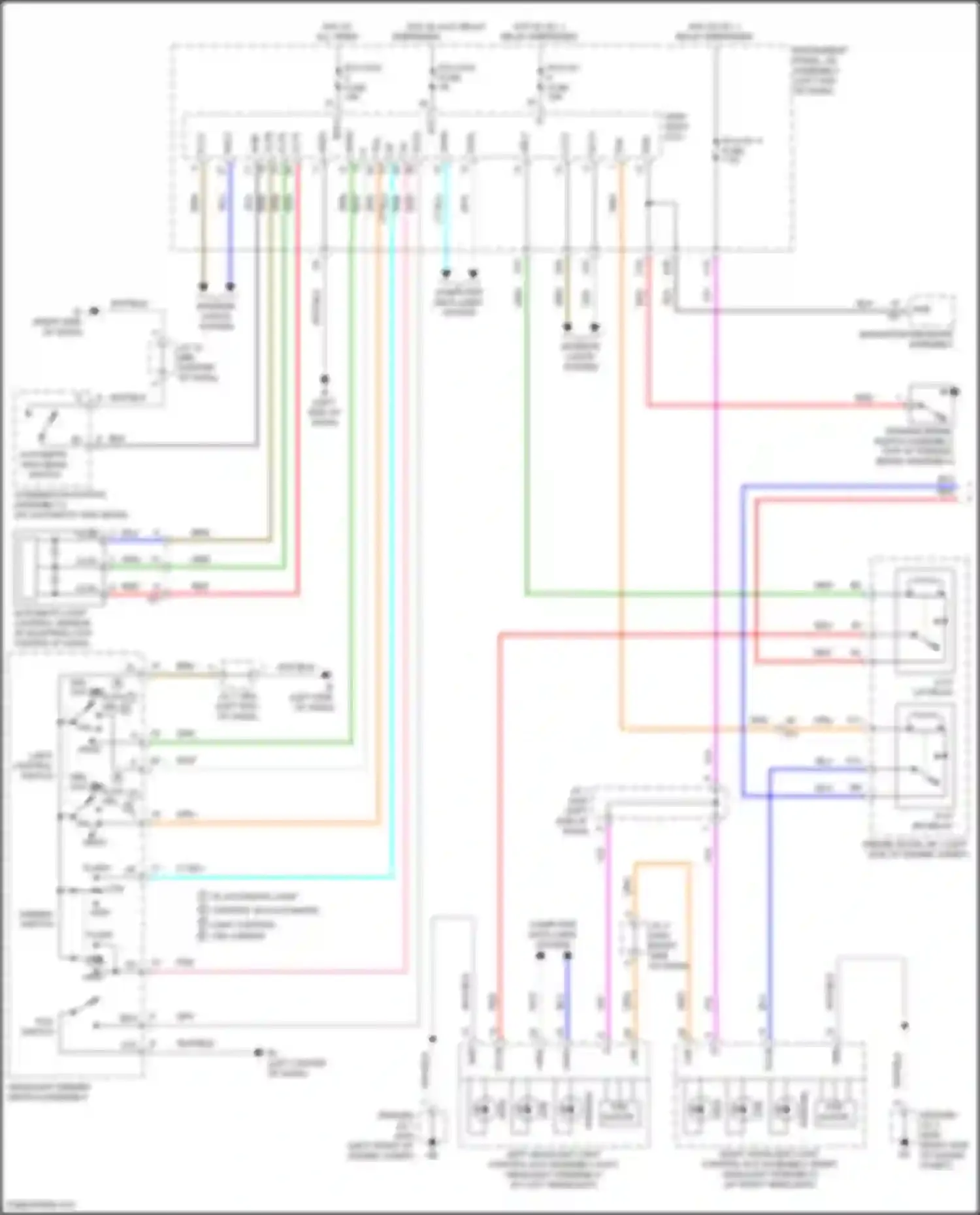 Prius PHV Toyota IV (2017-2024): Headlights circuit (1 of 2)