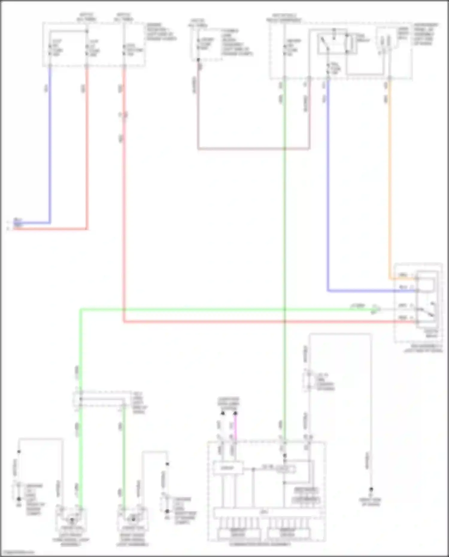 Prius PHV Toyota IV (2017-2024): Headlights circuit (2 of 2)