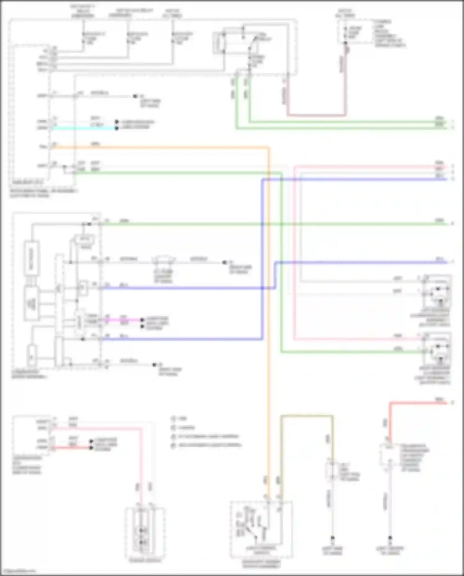 Prius PHV Toyota IV (2017-2024): Instrument illumination circuit (1 of 4)