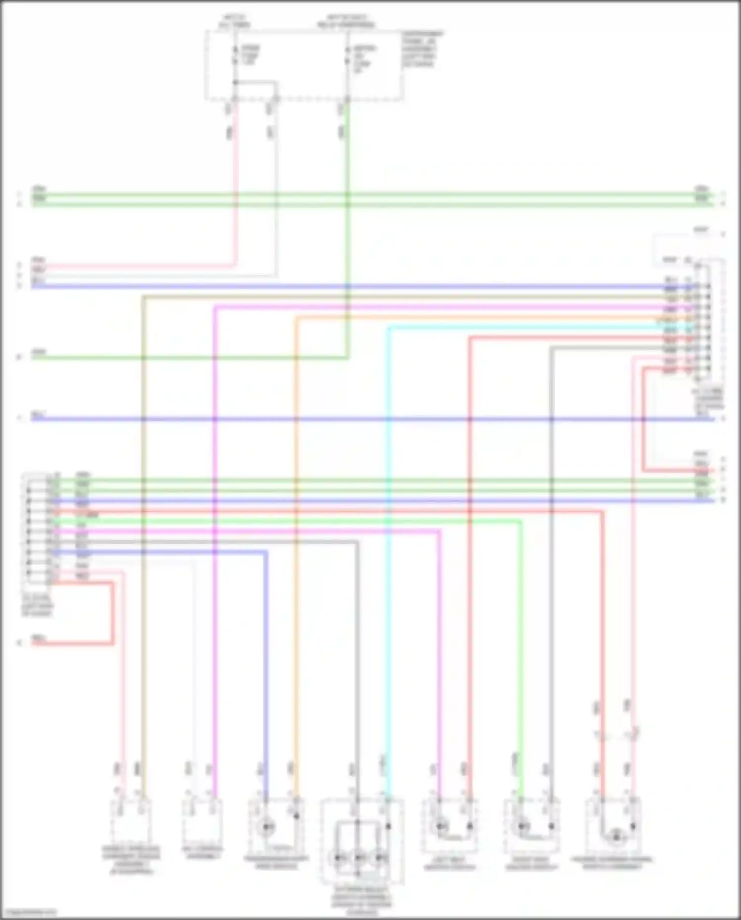 Prius PHV Toyota IV (2017-2024): Instrument illumination circuit (2 of 4)