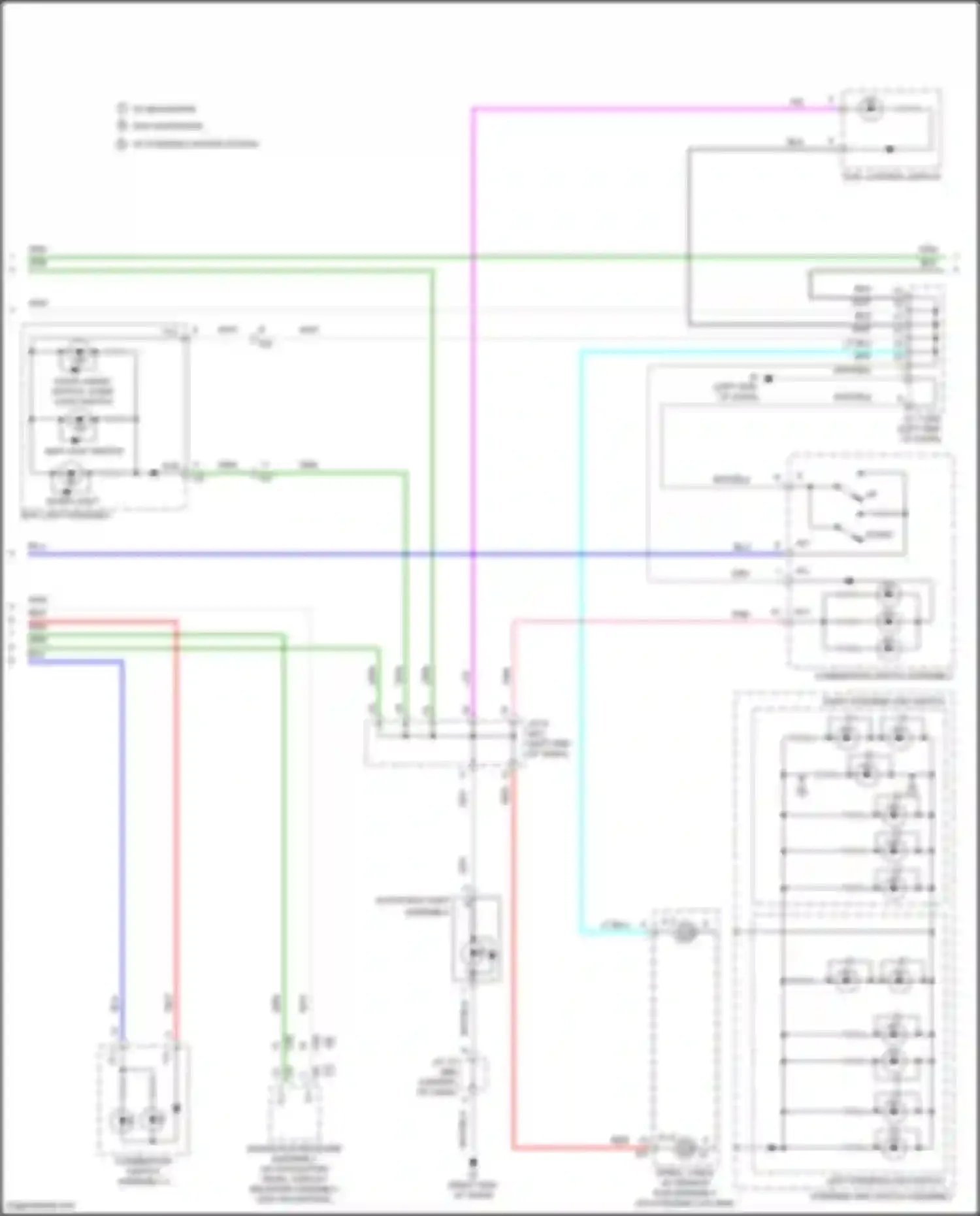 Prius PHV Toyota IV (2017-2024): Instrument illumination circuit (3 of 4)