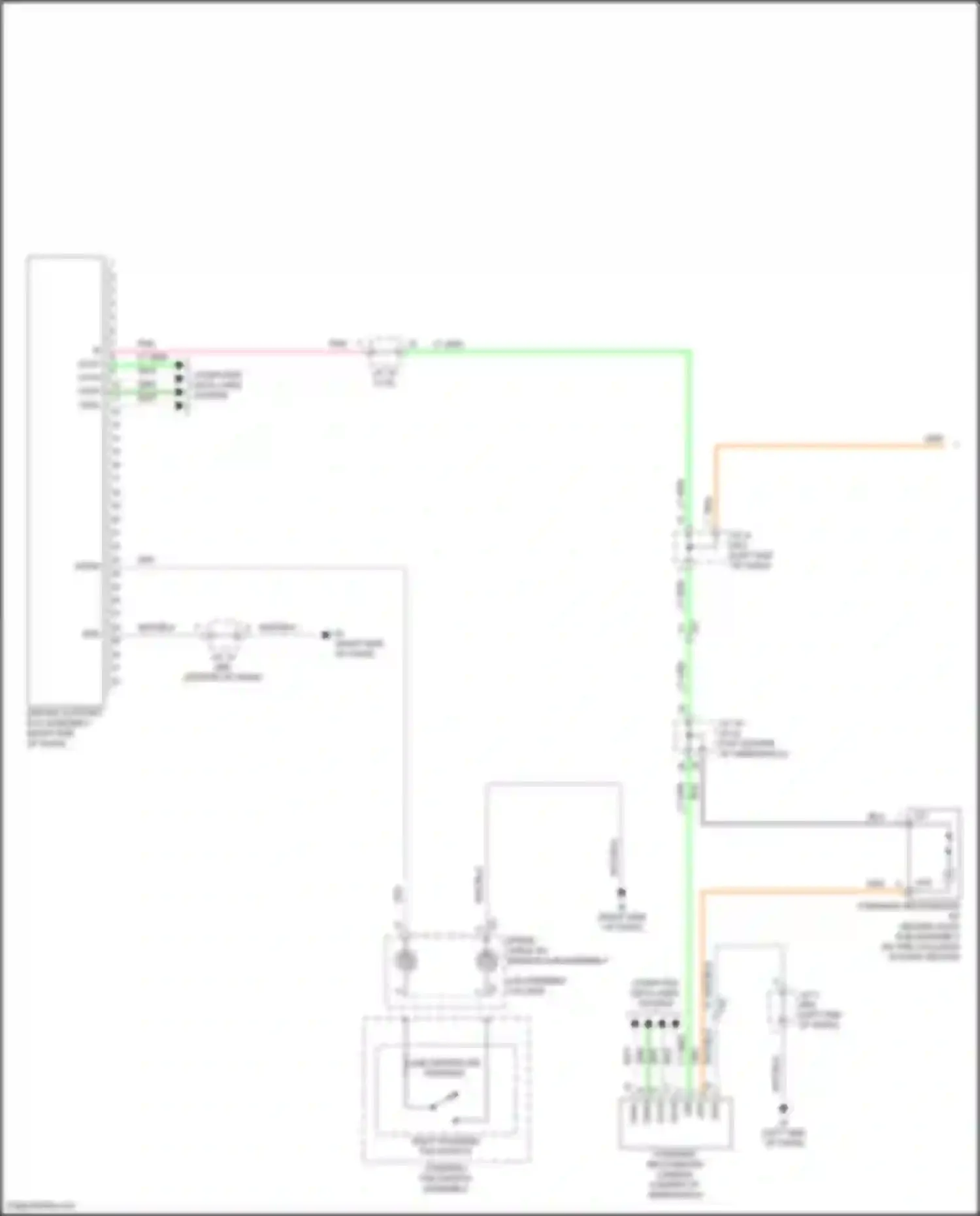 Prius PHV Toyota IV (2017-2024): Lane departure warning circuit (1 of 2)