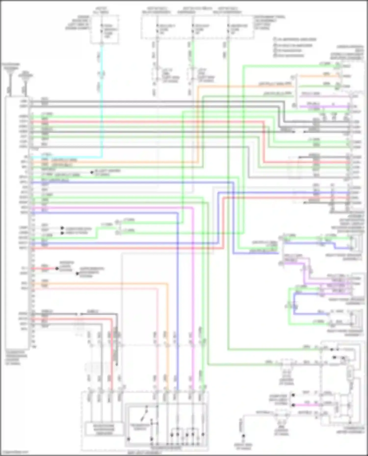 Prius PHV Toyota IV (2017-2024): Telematics circuit