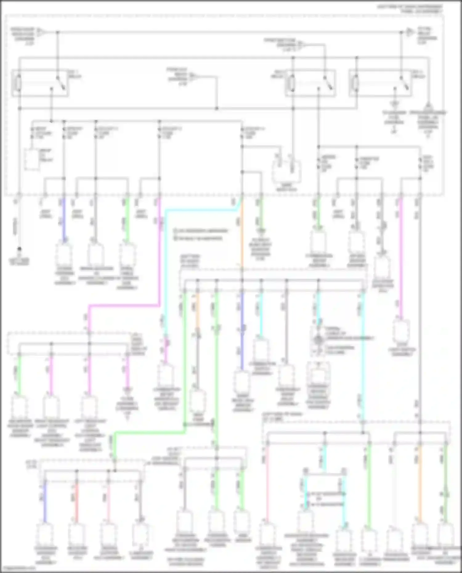 Prius PHV Toyota IV (2017-2024): Power distribution circuit (3 of 7)