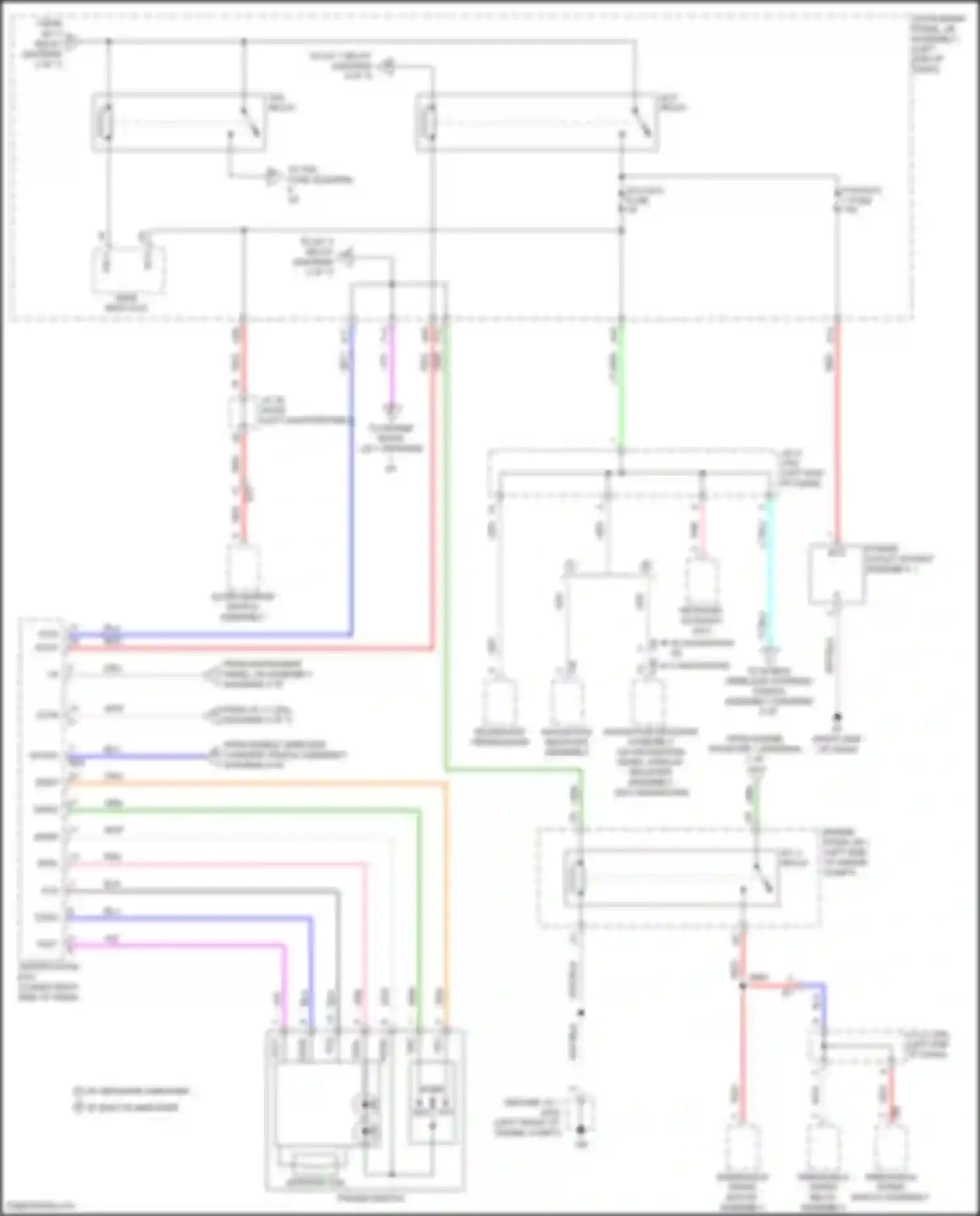 Prius PHV Toyota IV (2017-2024): Power distribution circuit (4 of 7)