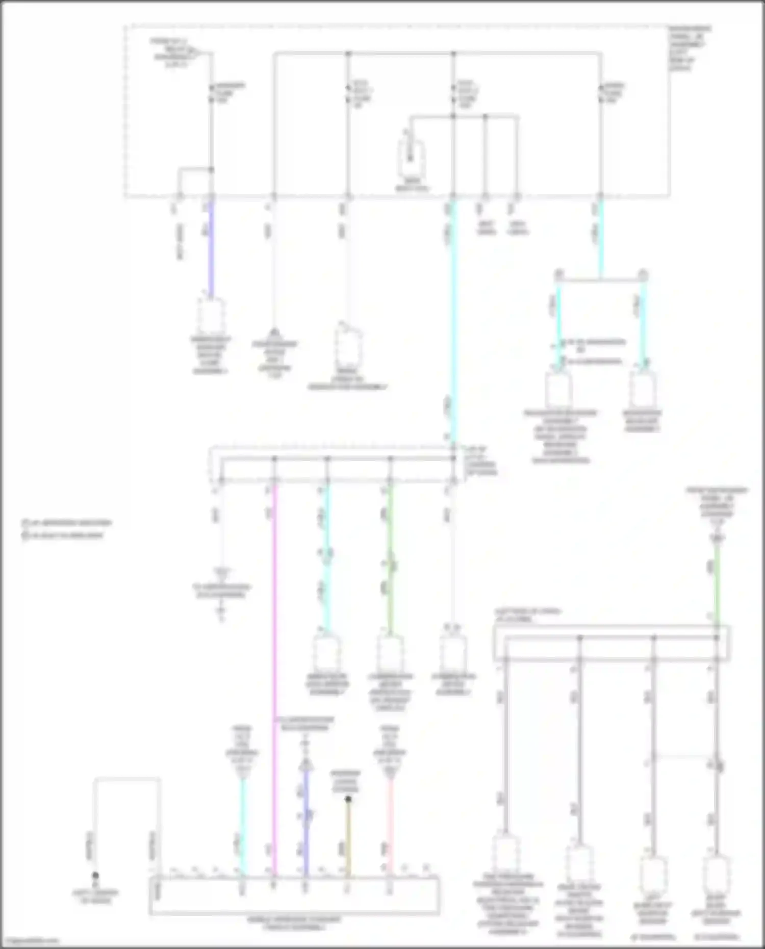 Prius PHV Toyota IV (2017-2024): Power distribution circuit (5 of 7)