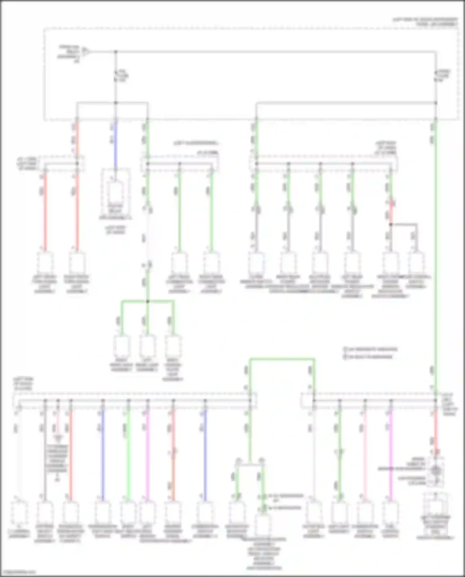 Prius PHV Toyota IV (2017-2024): Power distribution circuit (6 of 7)
