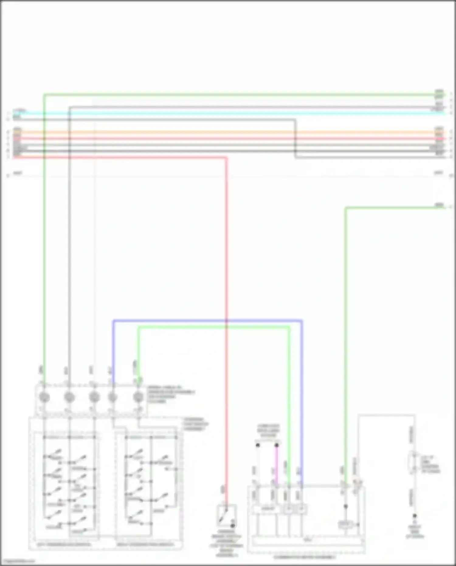 Prius PHV Toyota IV (2017-2024): Radio circuit, w/ separate amplifier (2 of 4)