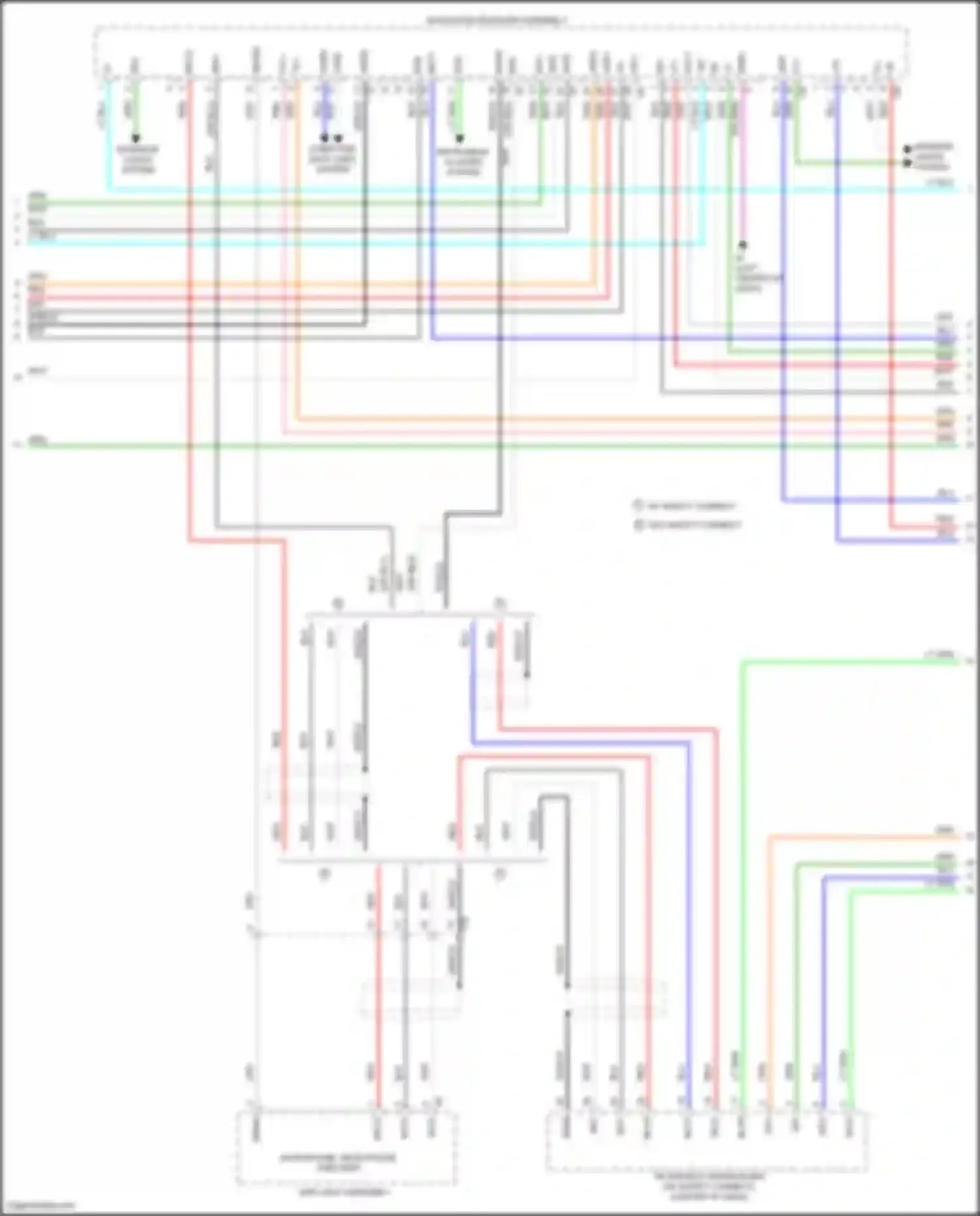 Prius PHV Toyota IV (2017-2024): Radio circuit, w/ separate amplifier (3 of 4)
