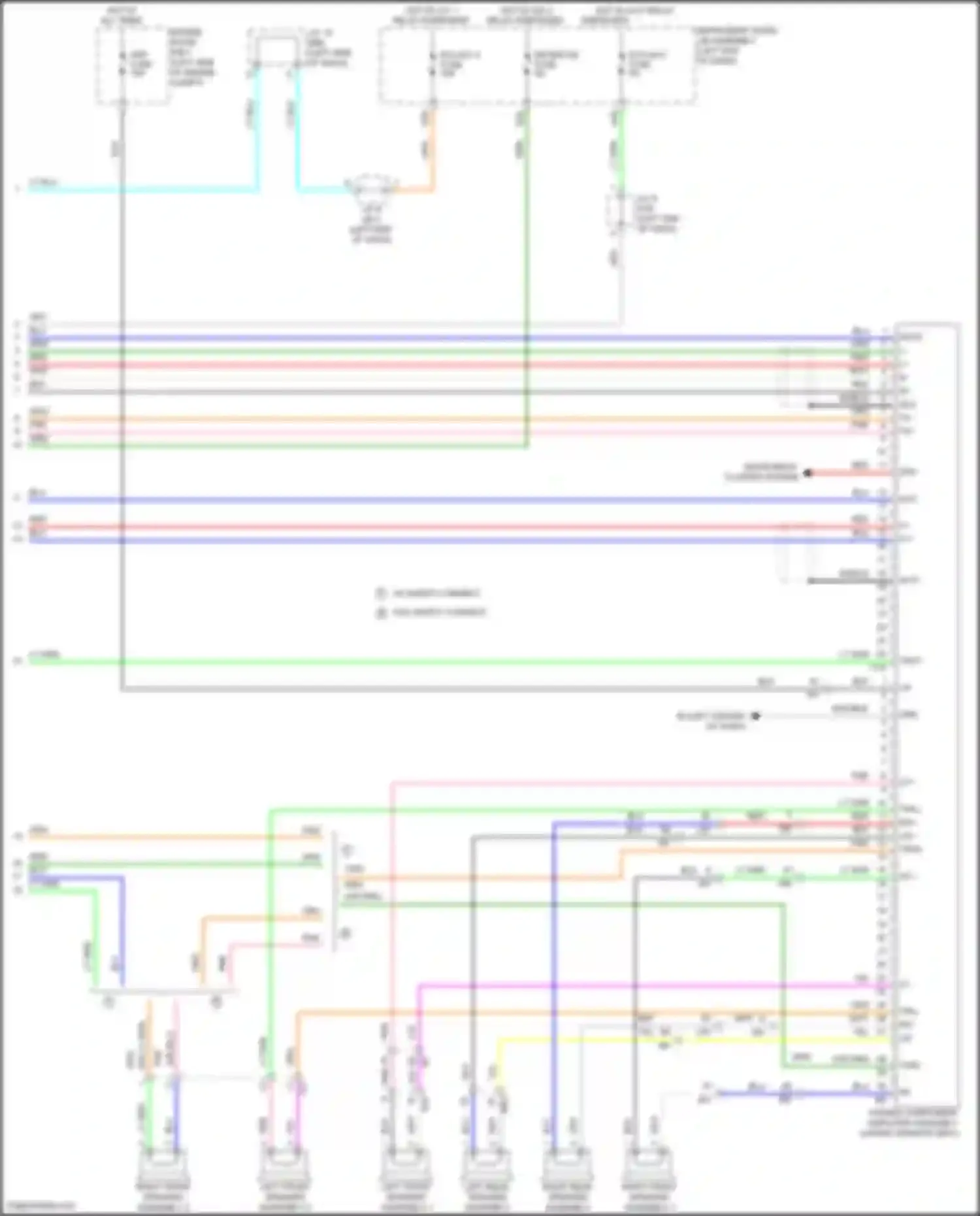 Prius PHV Toyota IV (2017-2024): Radio circuit, w/ separate amplifier (4 of 4)