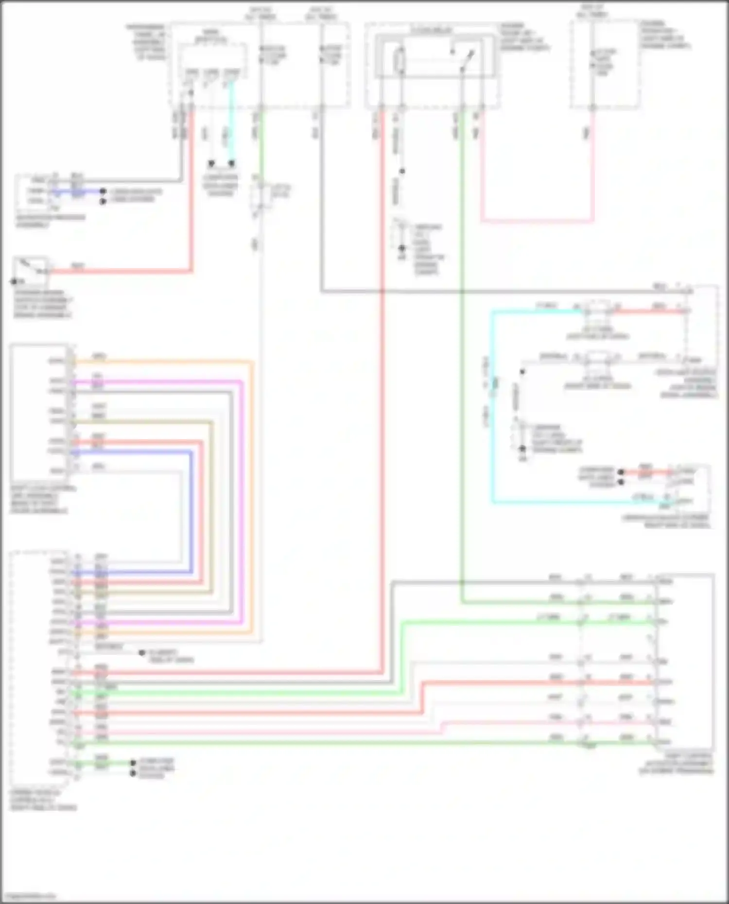 Prius PHV Toyota IV (2017-2024): Shift interlock circuit