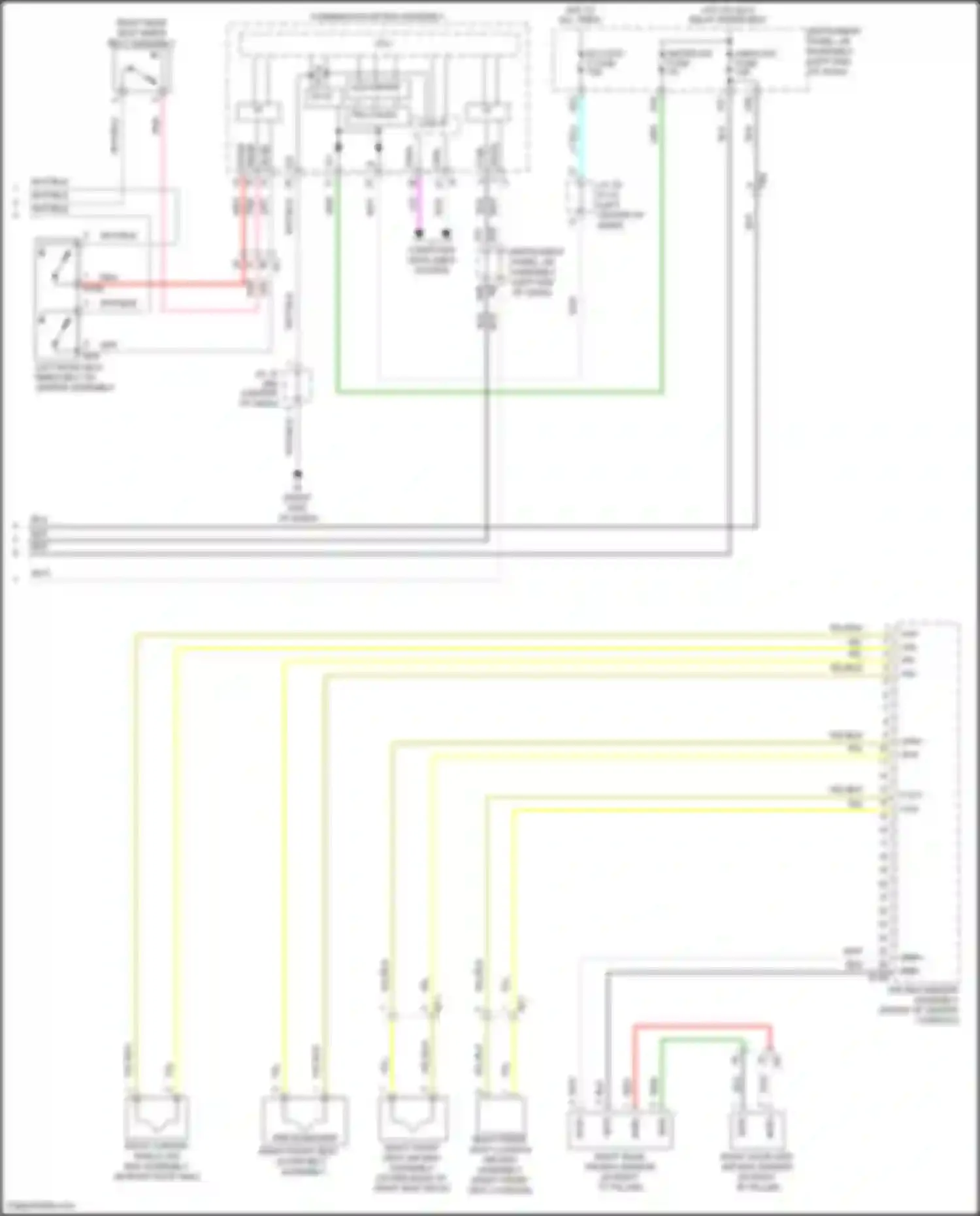 Prius PHV Toyota IV (2017-2024): Supplemental restraints circuit (3 of 3)