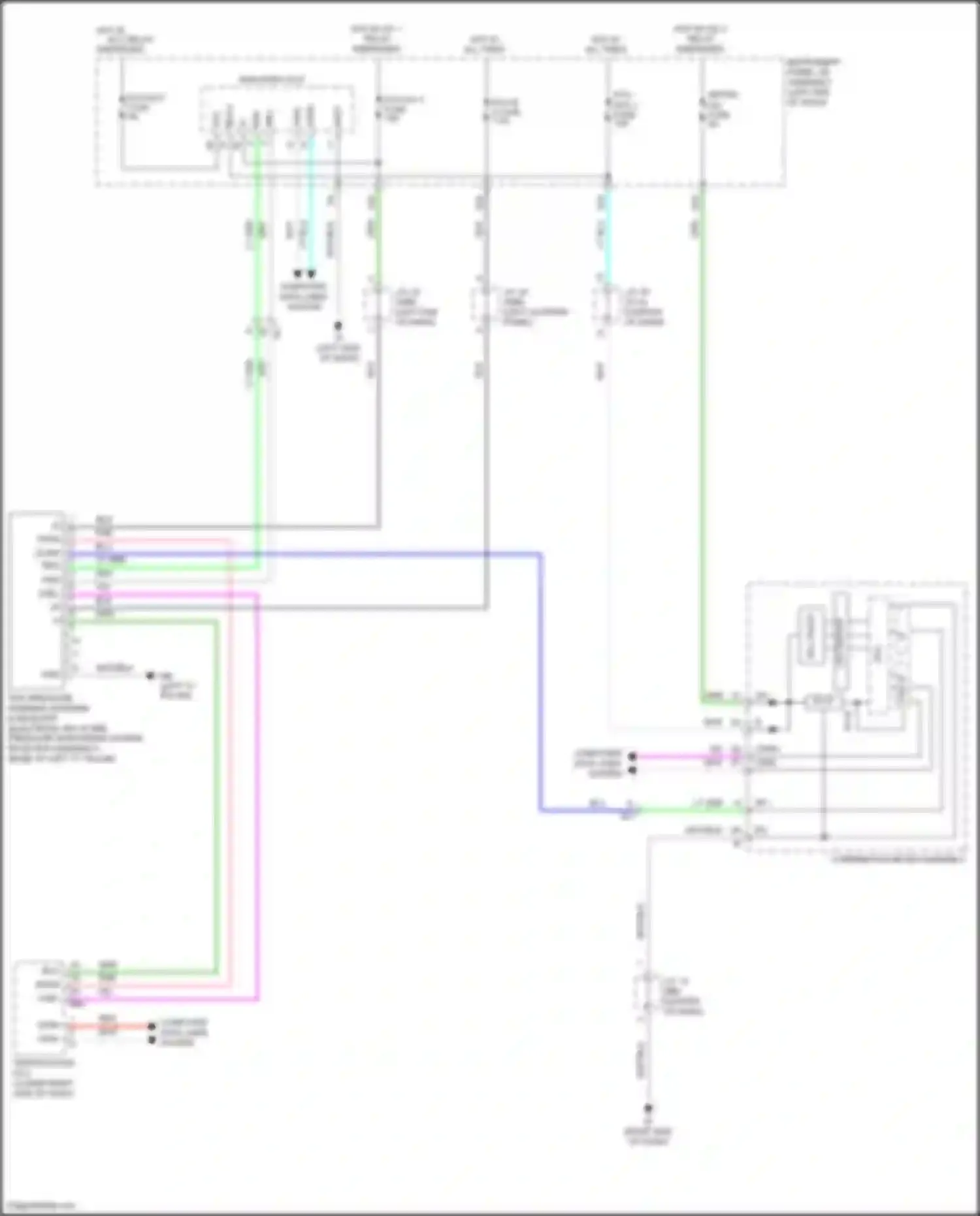 Prius PHV Toyota IV (2017-2024): Tire pressure monitoring circuit