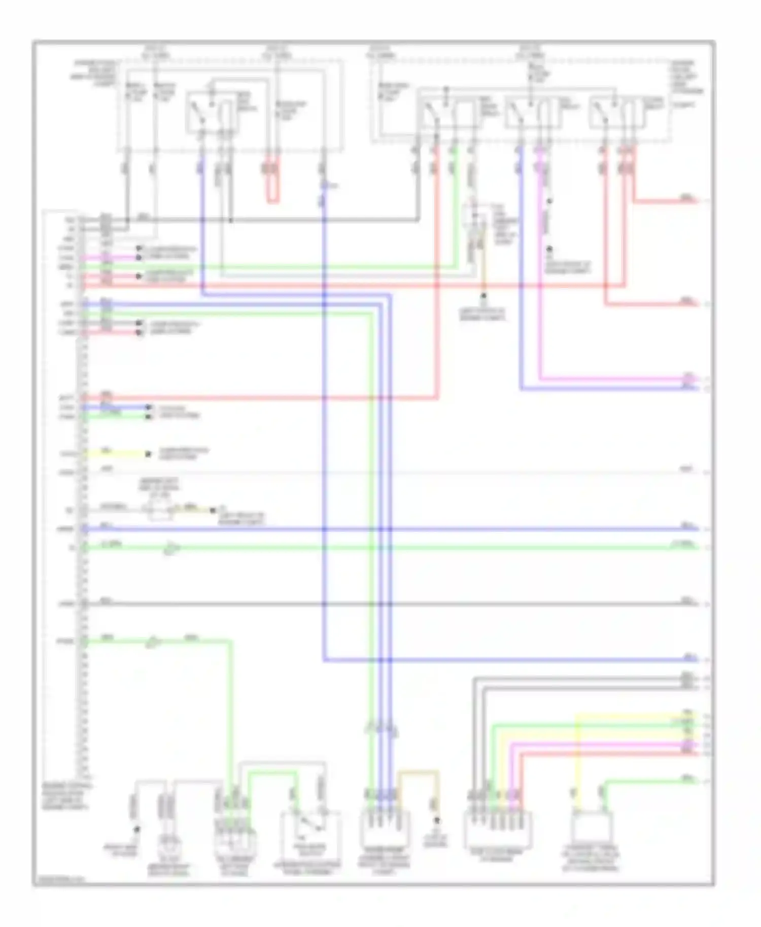Prius Plug-in Toyota  (2012-2014): Wiring diagram engine performance 1.8l, engine controls circuit (1 of 4)