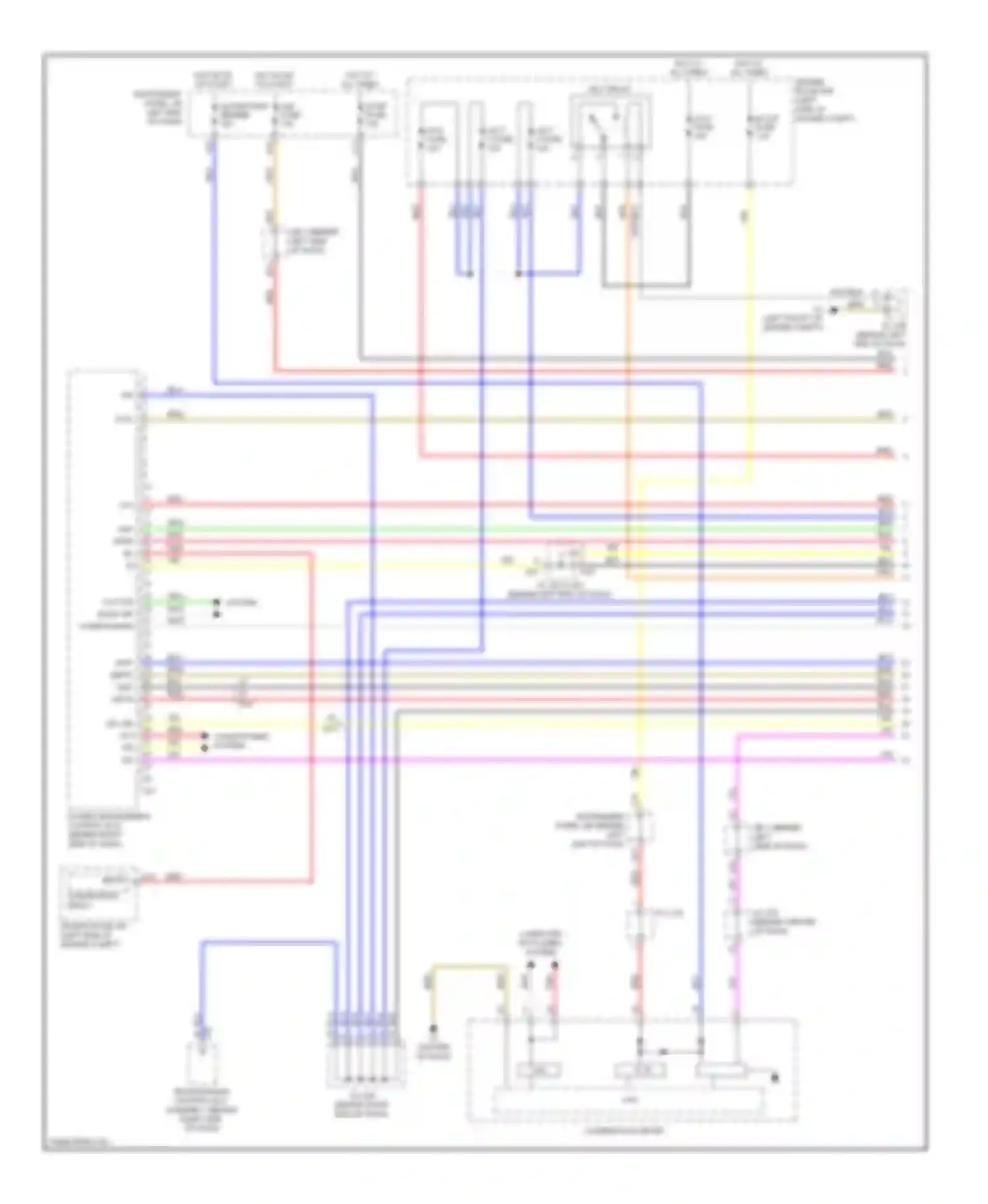 Prius Plug-in Toyota  (2012-2014): Wiring diagram engine performance 1.8l, hybrid system circuit (1 of 6)
