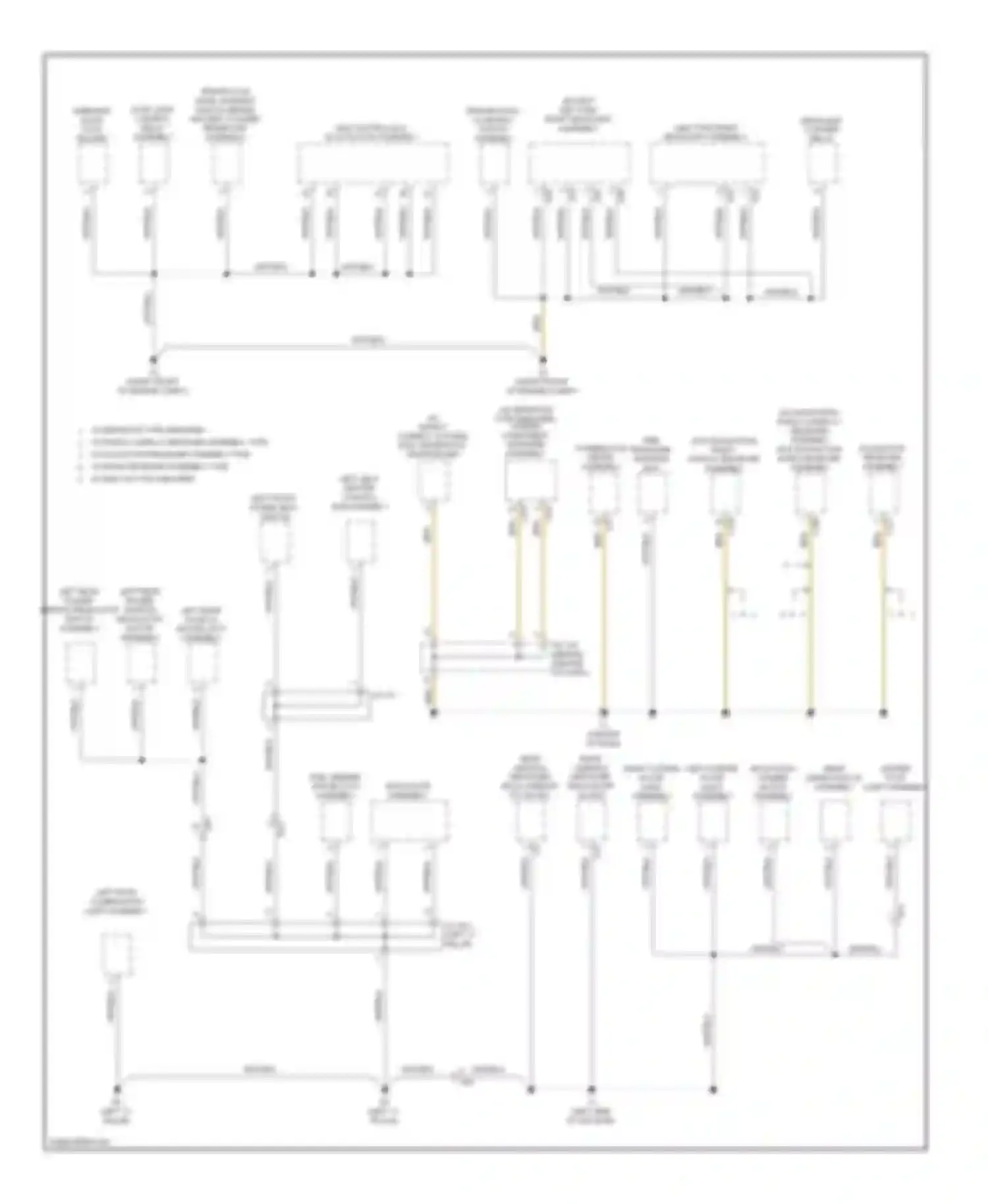 Prius Plug-in Toyota  (2012-2014): Ground distribution circuit (1 of 4)